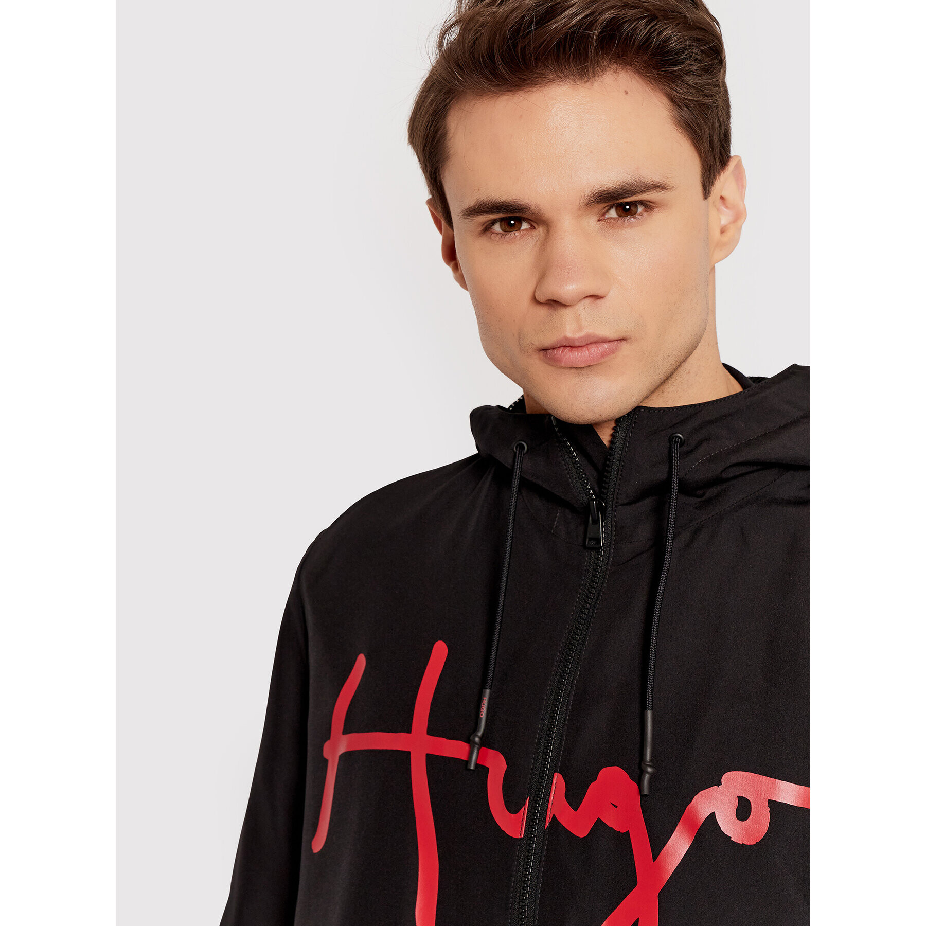 Hugo Ветровка Benji2141 50457064 Черен Regular Fit - Pepit.bg