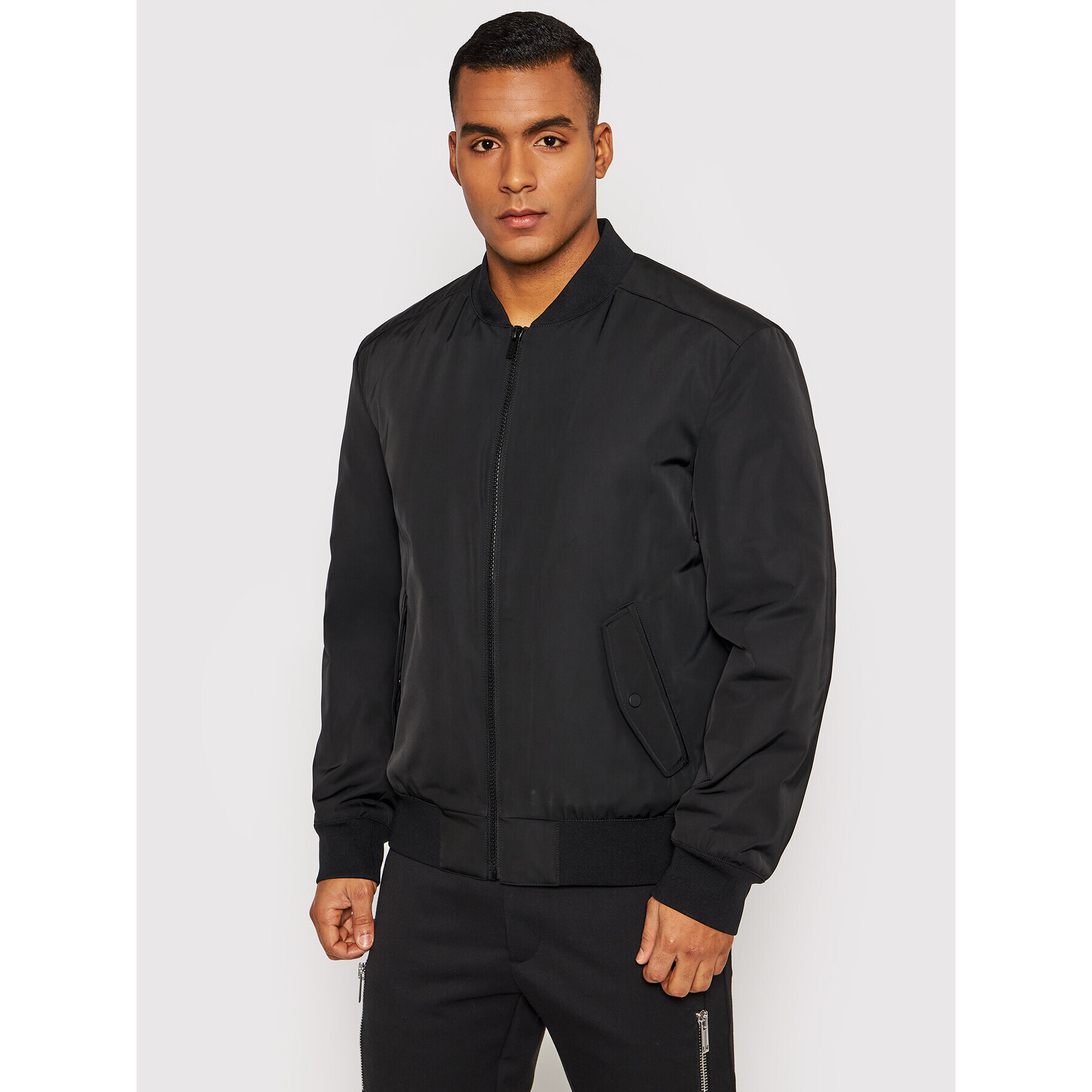 Hugo Яке бомбър Boris2121 50447956 Черен Regular Fit - Pepit.bg