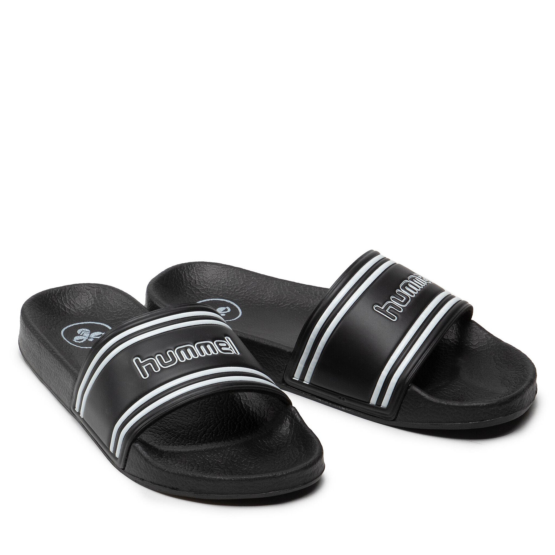 Hummel Чехли Pool Slide Retro 214760-2001 Черен - Pepit.bg