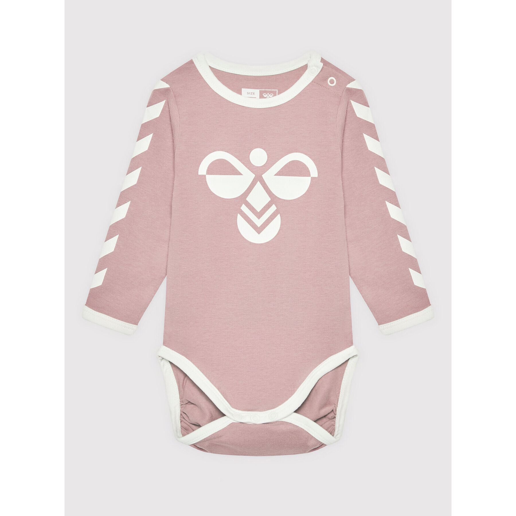 Hummel Детско боди Flipper 213892 Розов Regular Fit - Pepit.bg