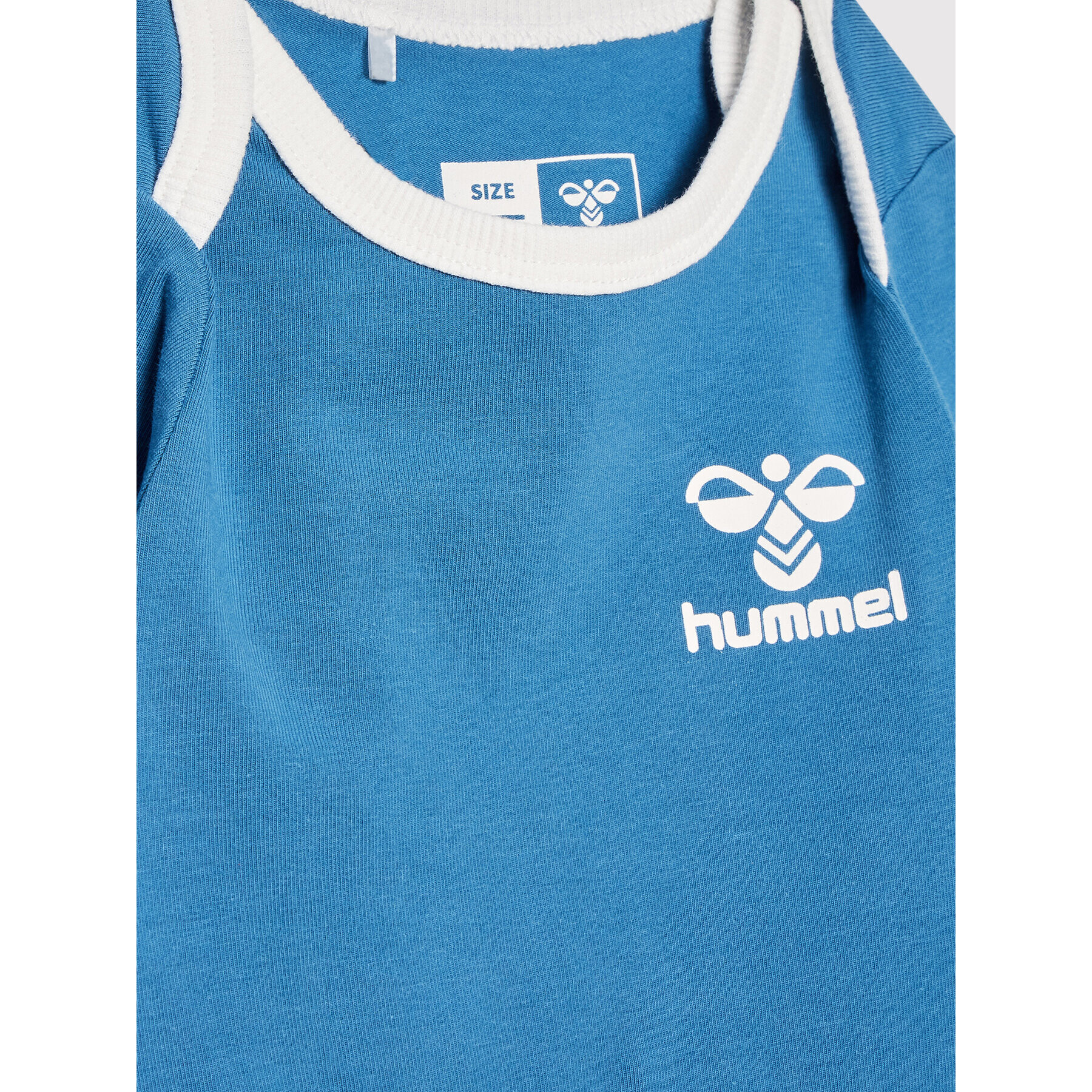 Hummel Детско боди Maule 214236 Син Regular Fit - Pepit.bg