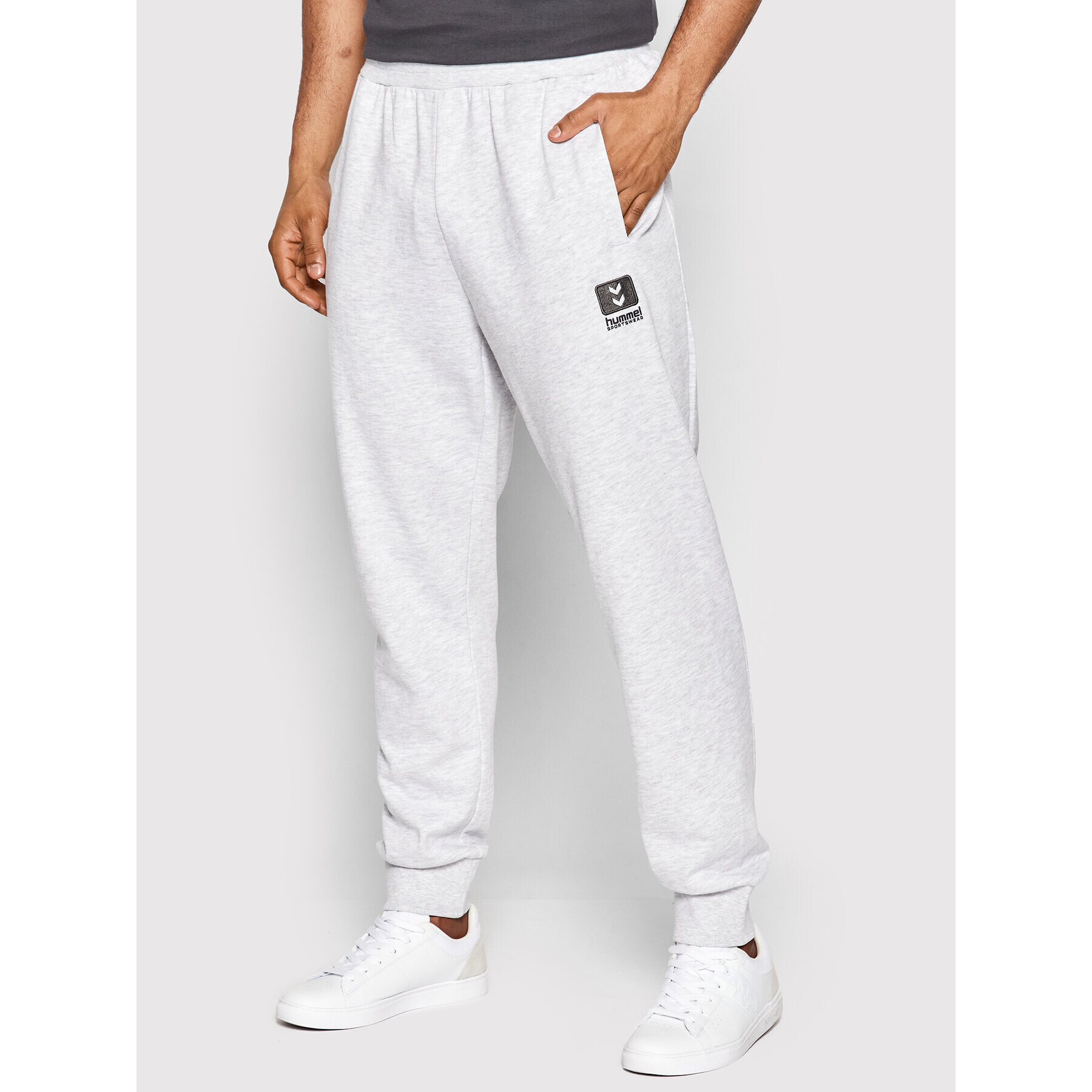 Hummel Долнище анцуг Unisex Liam 213728 Сив Regular Fit - Pepit.bg