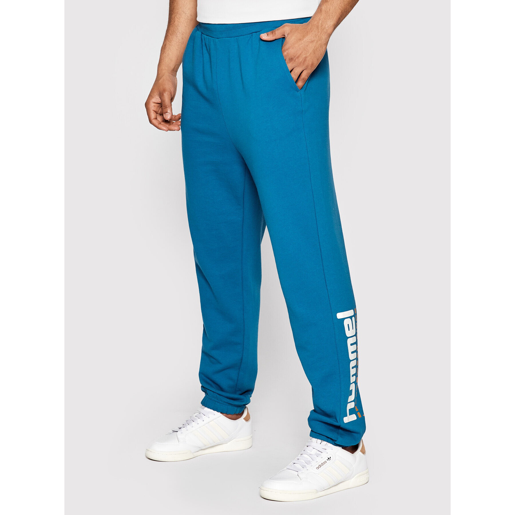 Hummel Долнище анцуг Unisex Manfred 213725 Син Regular Fit - Pepit.bg