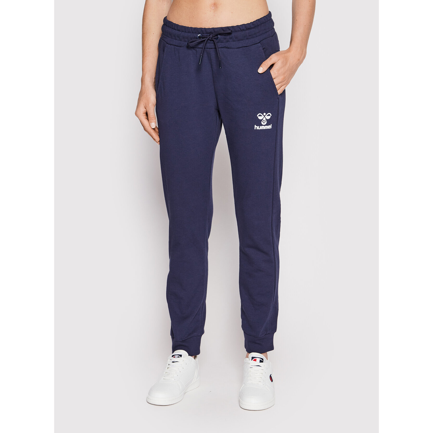 Hummel Долнище анцуг Noni 2.0 214330 Тъмносин Regular Fit - Pepit.bg