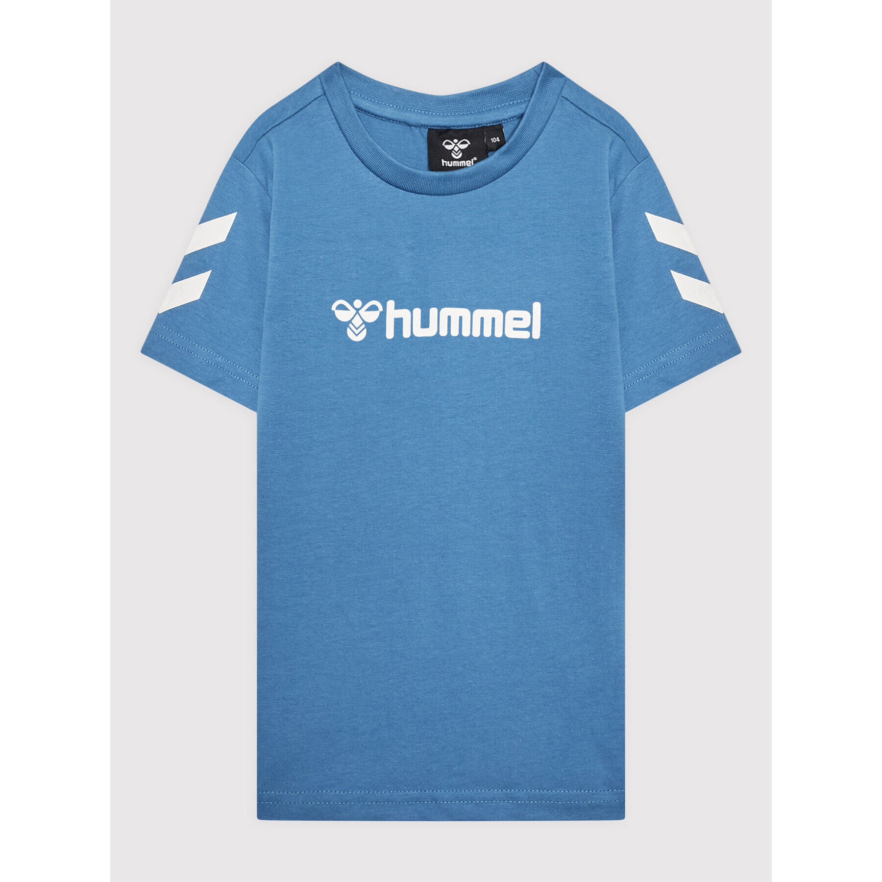 Hummel Комплект тишърт и спортни шорти Novet 213902 Син Regular Fit - Pepit.bg