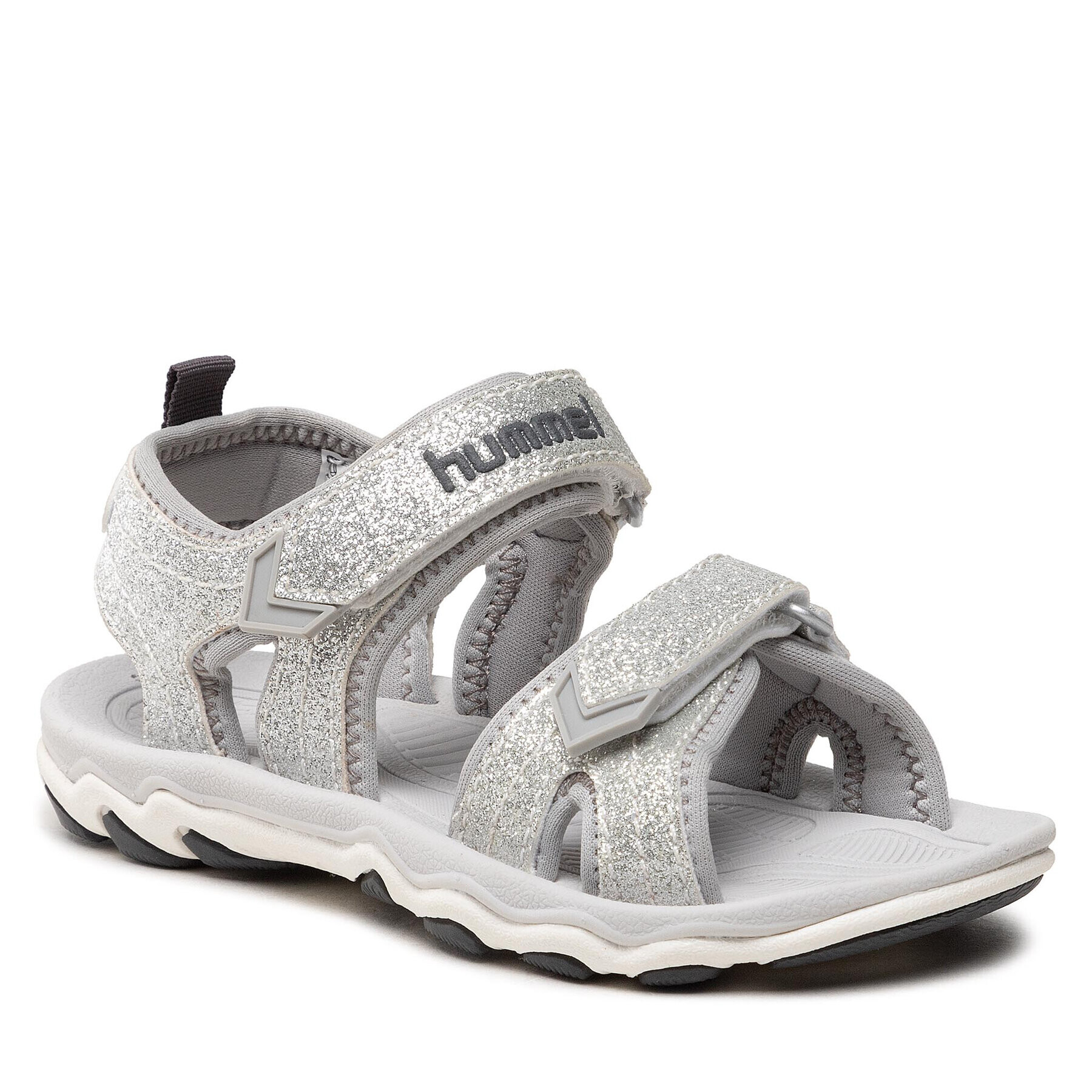 Hummel Сандали Sandal Glitter Jr 203306-1508 Сребрист - Pepit.bg