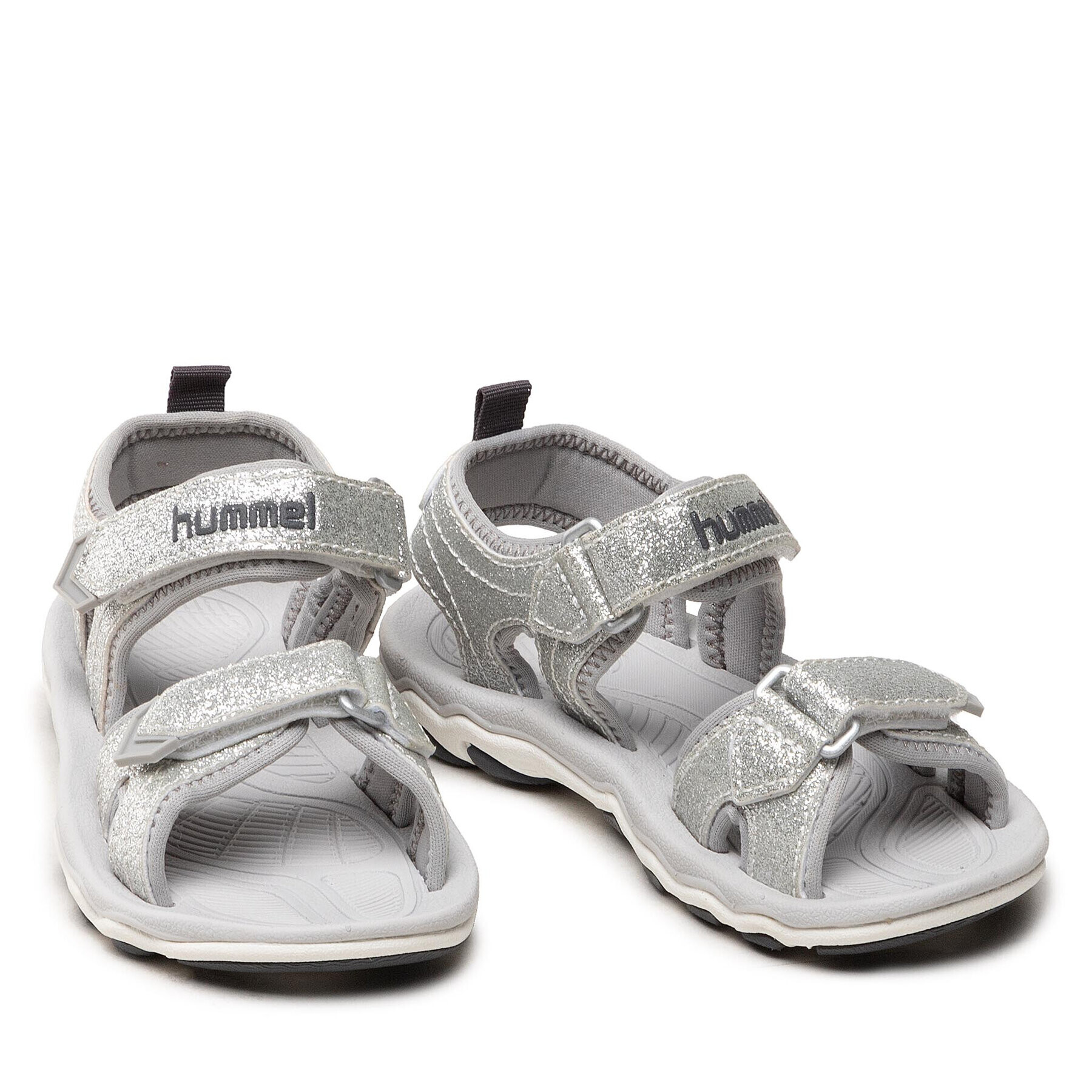 Hummel Сандали Sandal Glitter Jr 203306-1508 Сребрист - Pepit.bg