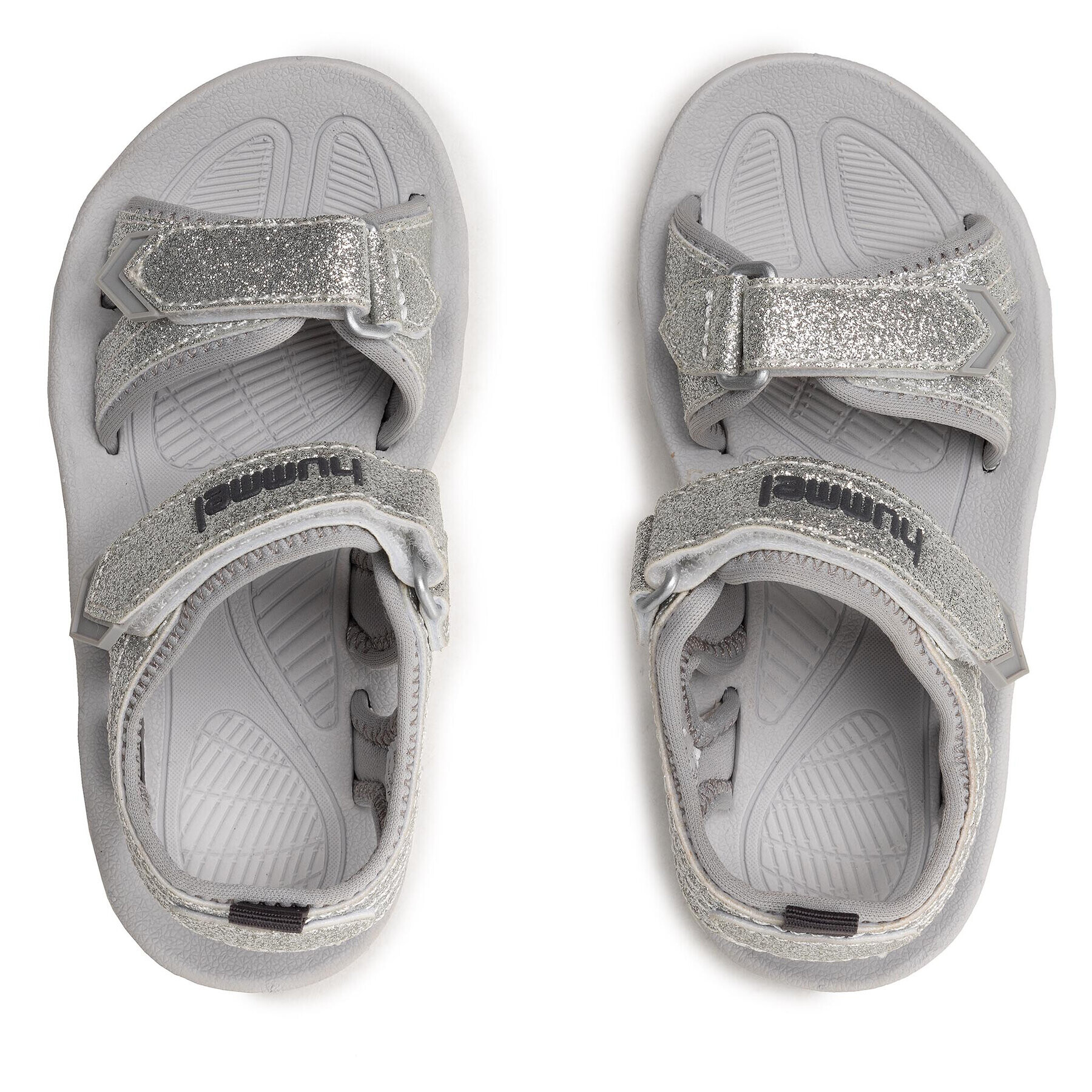 Hummel Сандали Sandal Glitter Jr 203306-1508 Сребрист - Pepit.bg