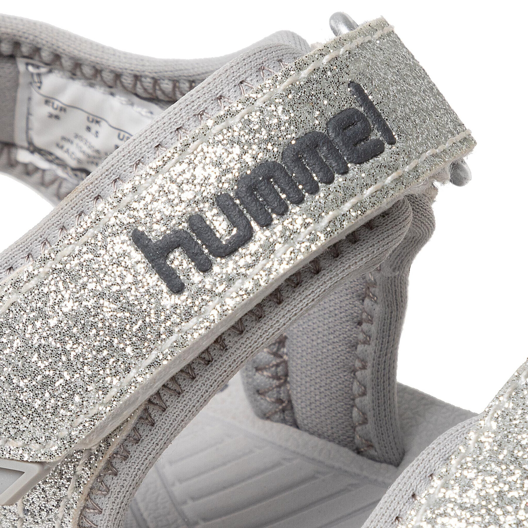 Hummel Сандали Sandal Glitter Jr 203306-1508 Сребрист - Pepit.bg