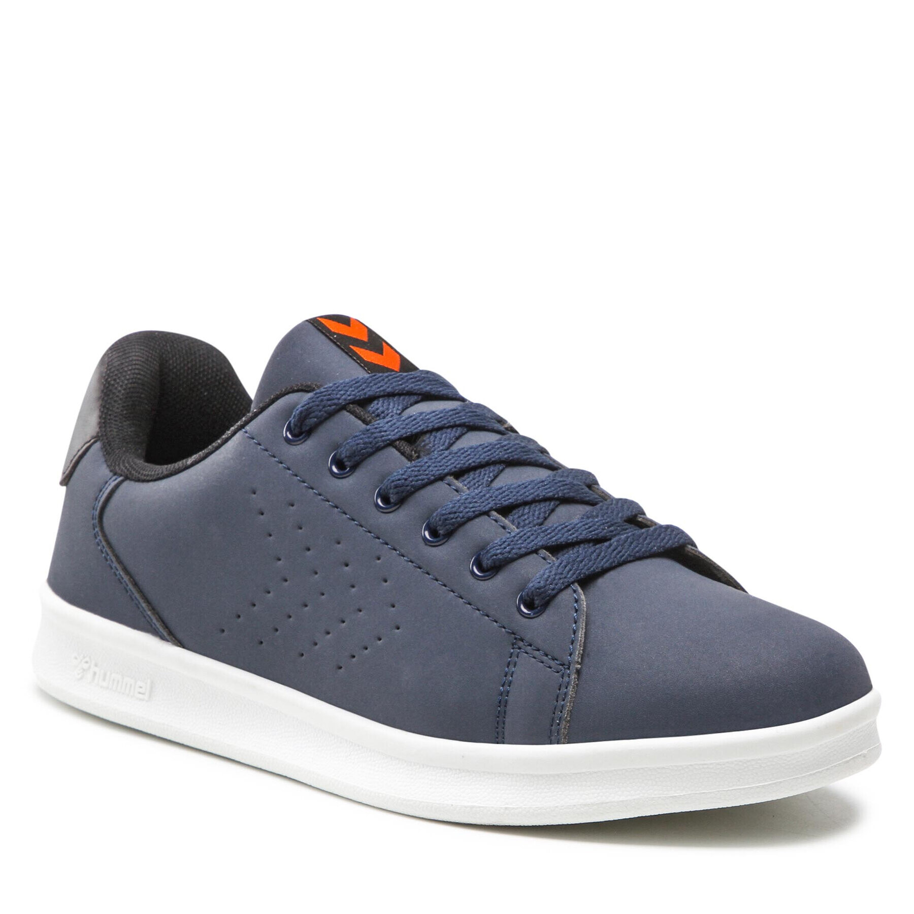 Hummel Сникърси Busan Synth. Nubuck 212963-1009 Тъмносин - Pepit.bg
