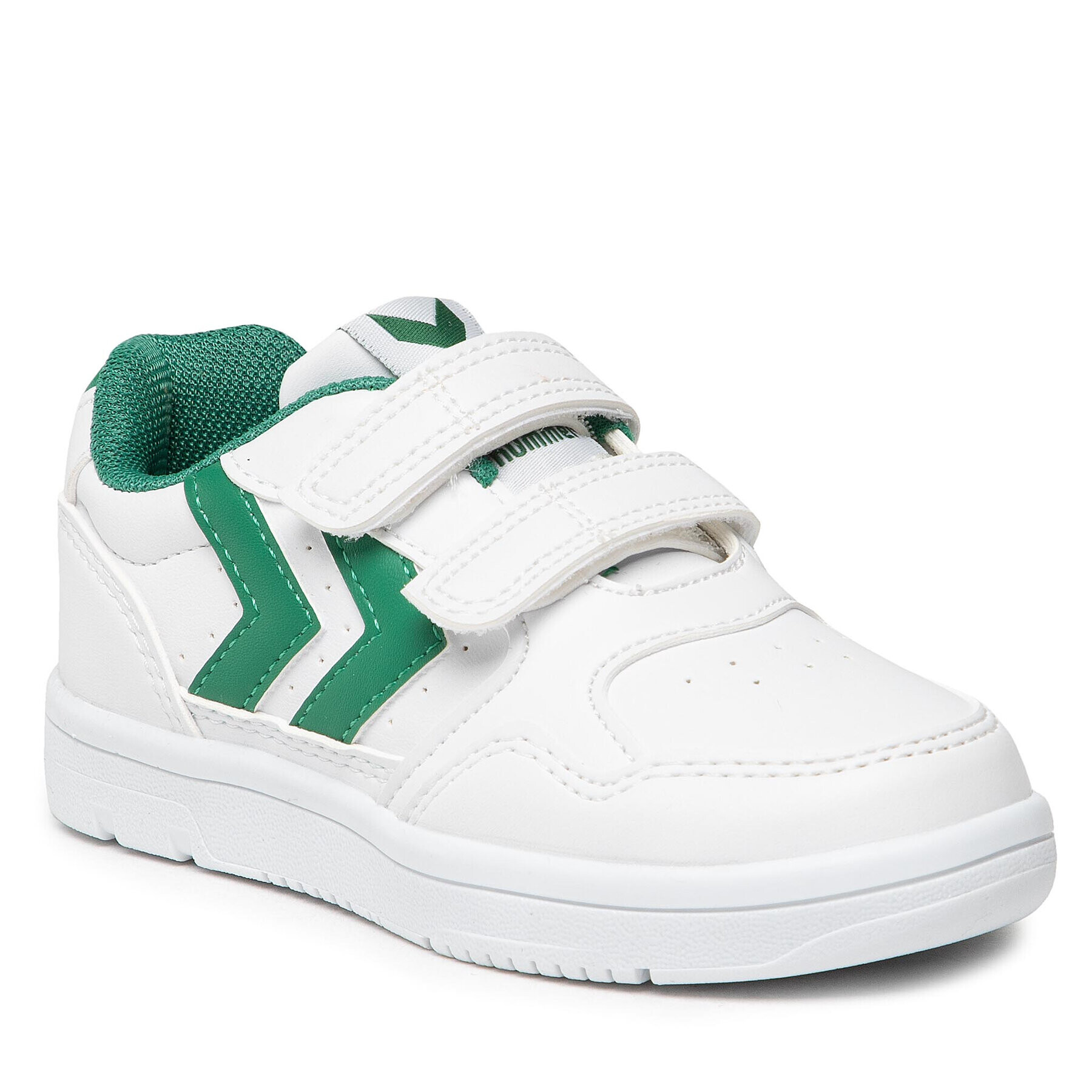Hummel Сникърси Camden Jr 213401-9001 Бял - Pepit.bg