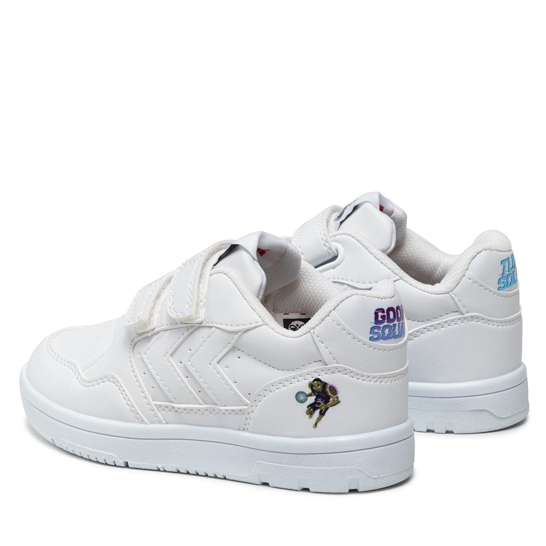Hummel Сникърси Camden Jr 215990-9001 Бял - Pepit.bg