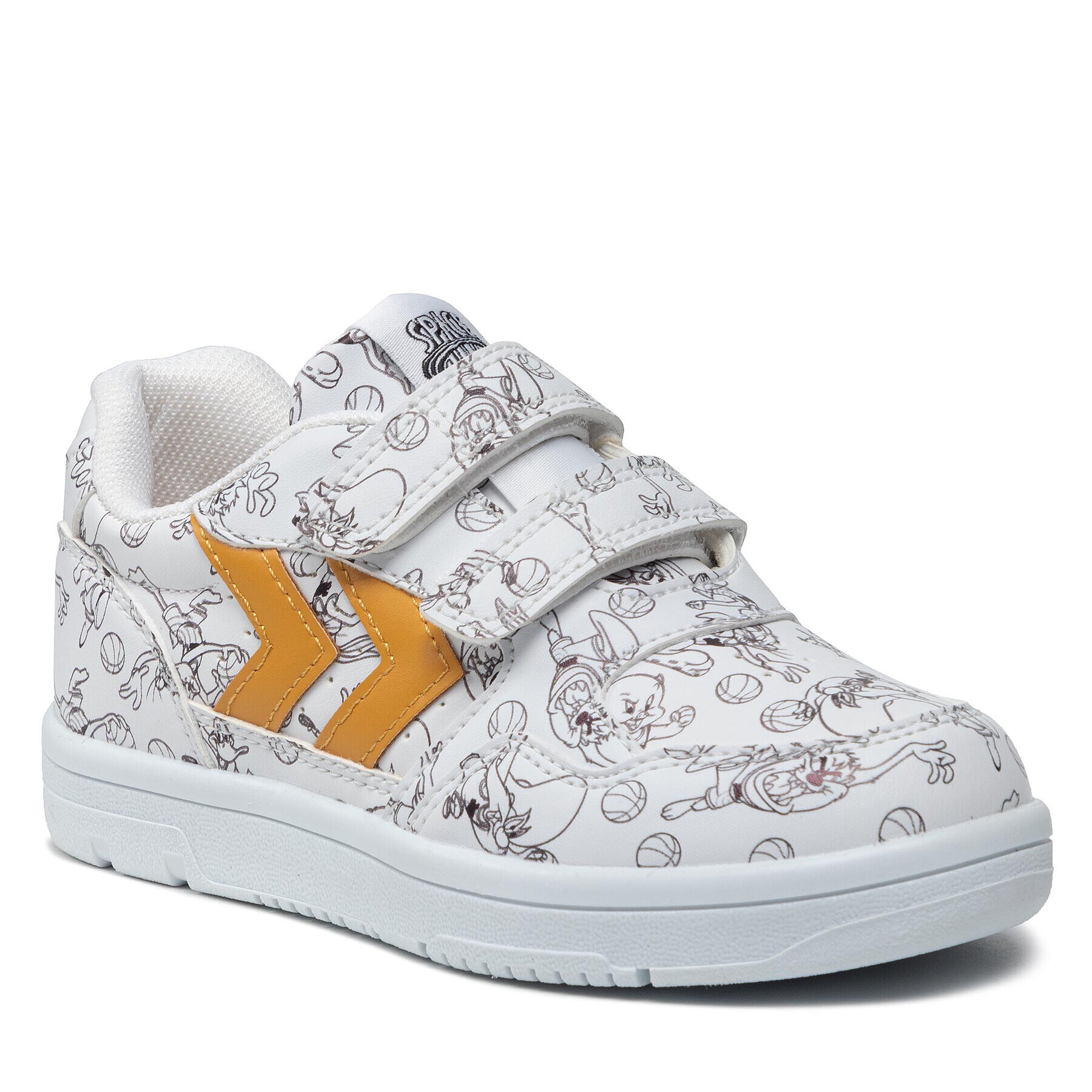 Hummel Сникърси Camden Jr 215990-9233 Бял - Pepit.bg