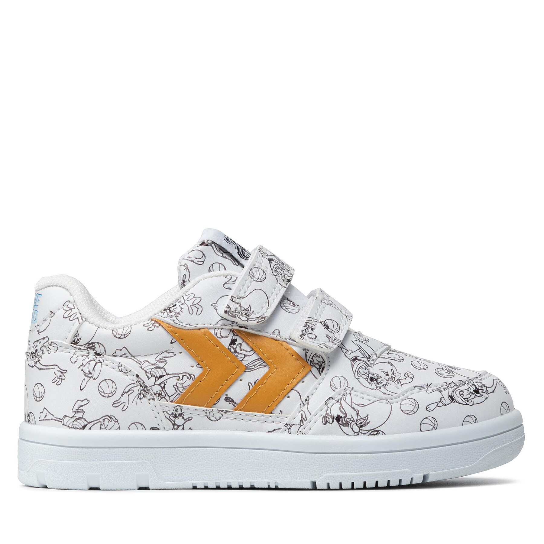 Hummel Сникърси Camden Jr 215990-9233 Бял - Pepit.bg