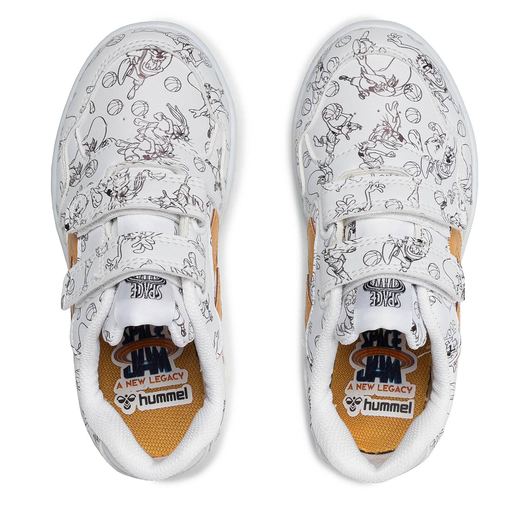 Hummel Сникърси Camden Jr 215990-9233 Бял - Pepit.bg