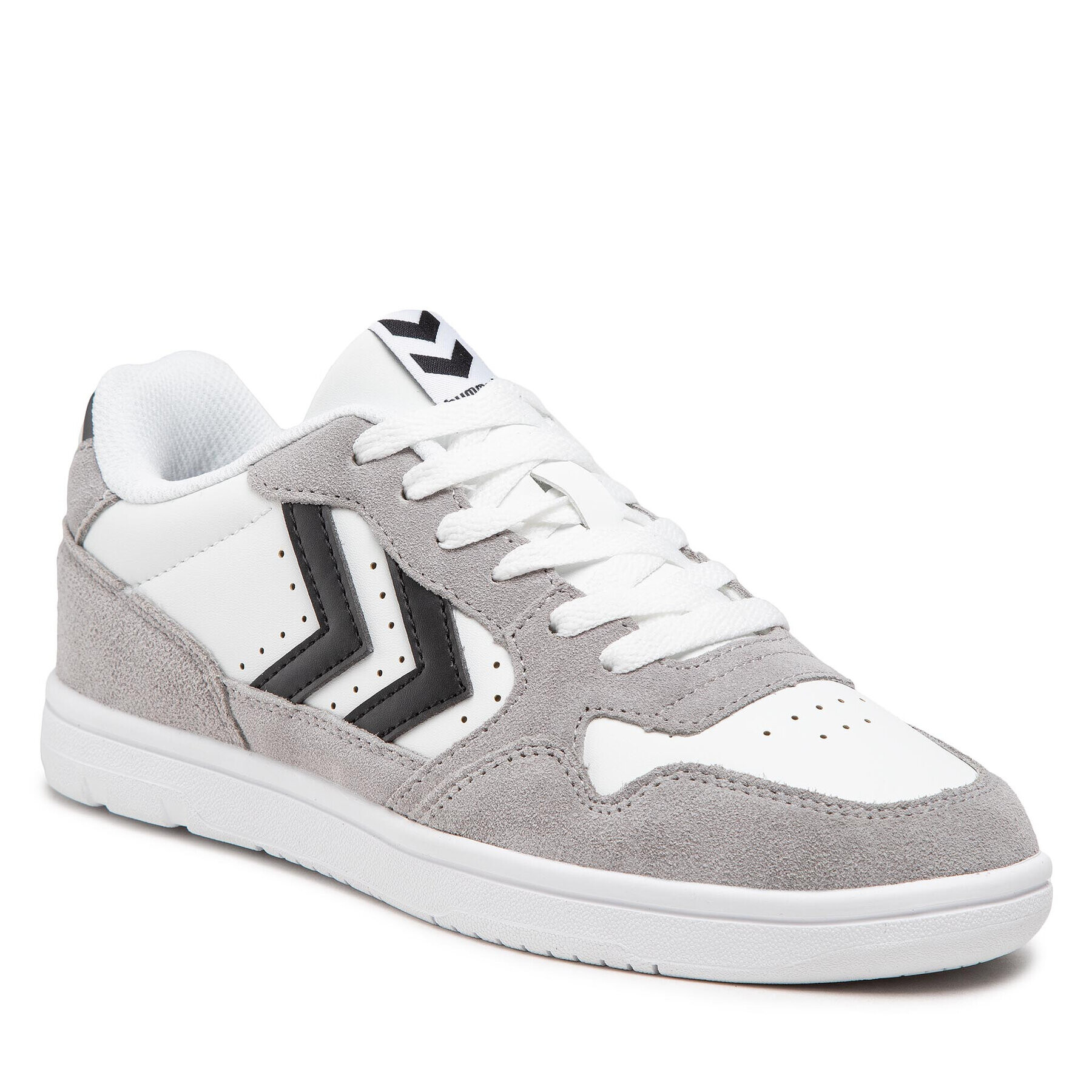 Hummel Сникърси Camden Mixed 213814-9034 Бял - Pepit.bg