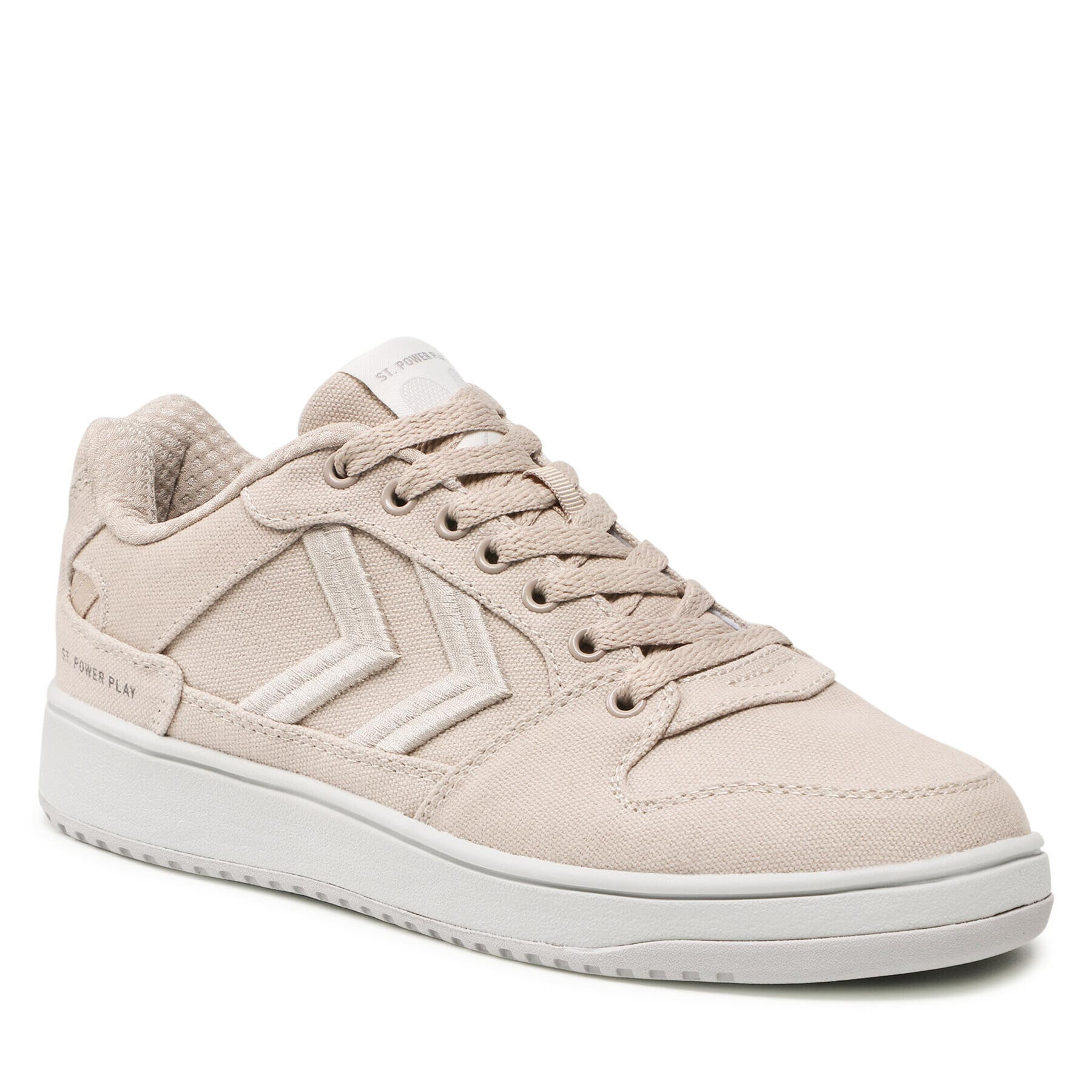 Hummel Сникърси St. Power Play Canvas 214806-1923 Бежов - Pepit.bg