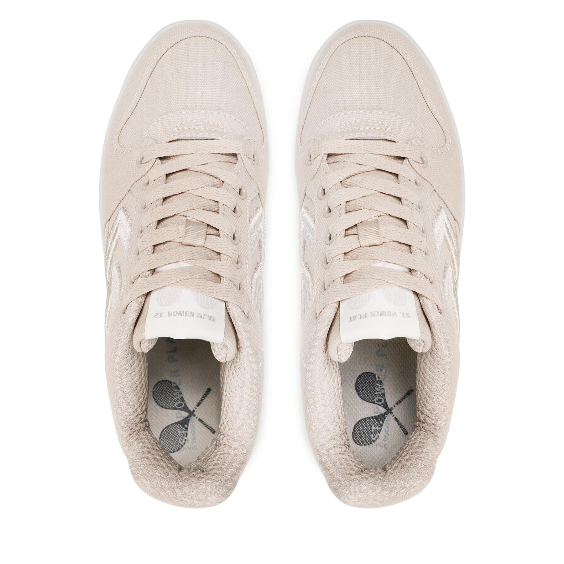 Hummel Сникърси St. Power Play Canvas 214806-1923 Бежов - Pepit.bg