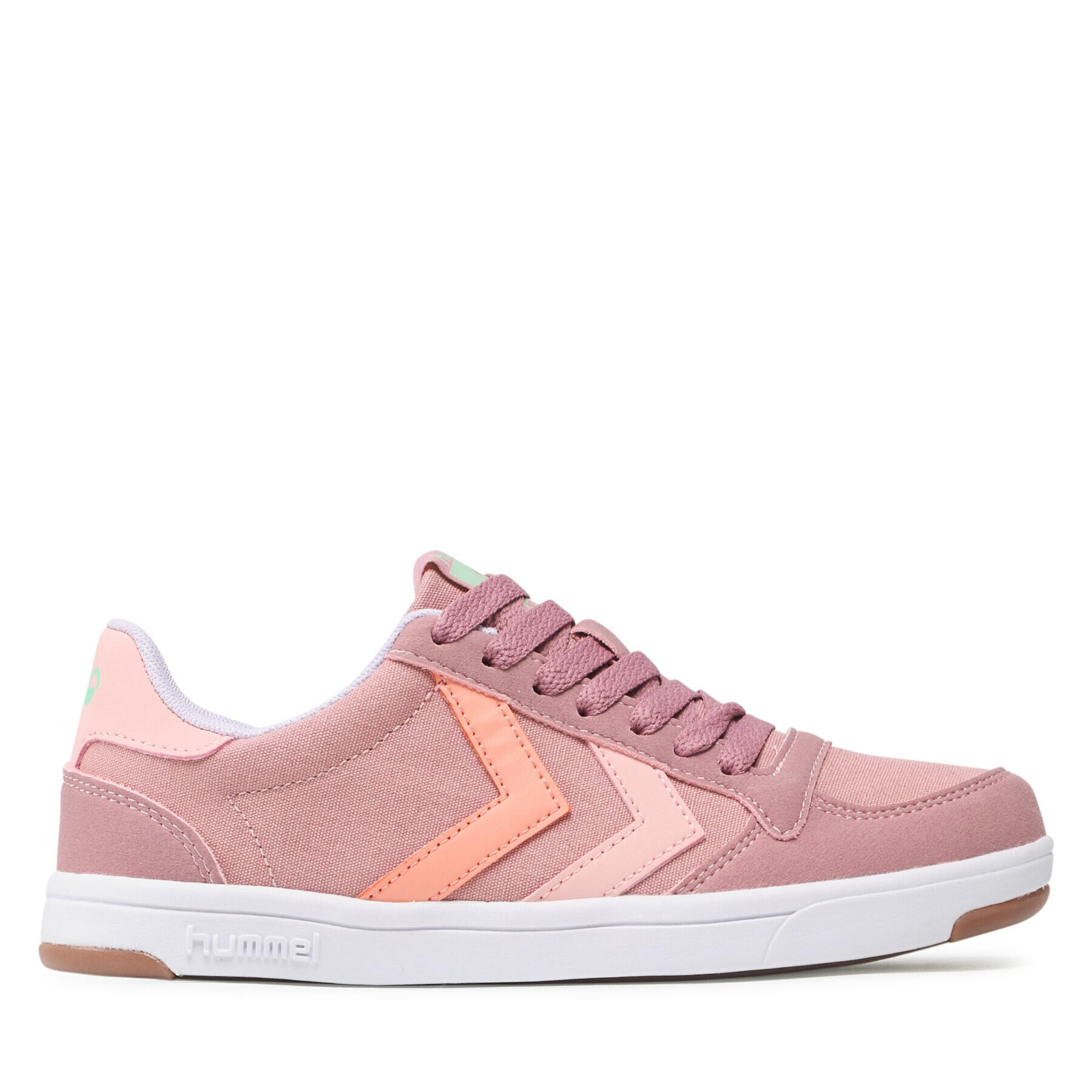 Hummel Сникърси Stadil Light Canvas 208263-4852 Розов - Pepit.bg