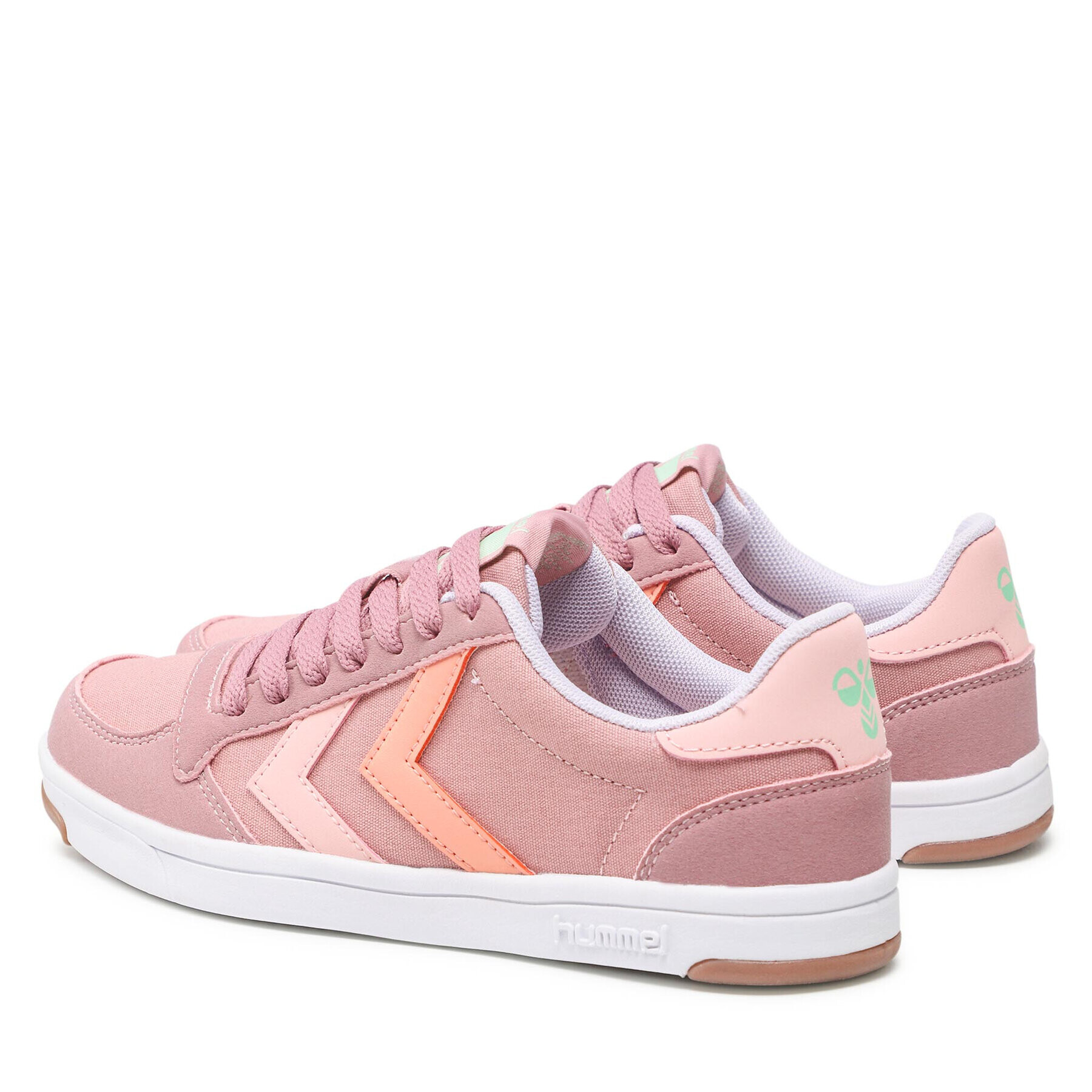Hummel Сникърси Stadil Light Canvas 208263-4852 Розов - Pepit.bg