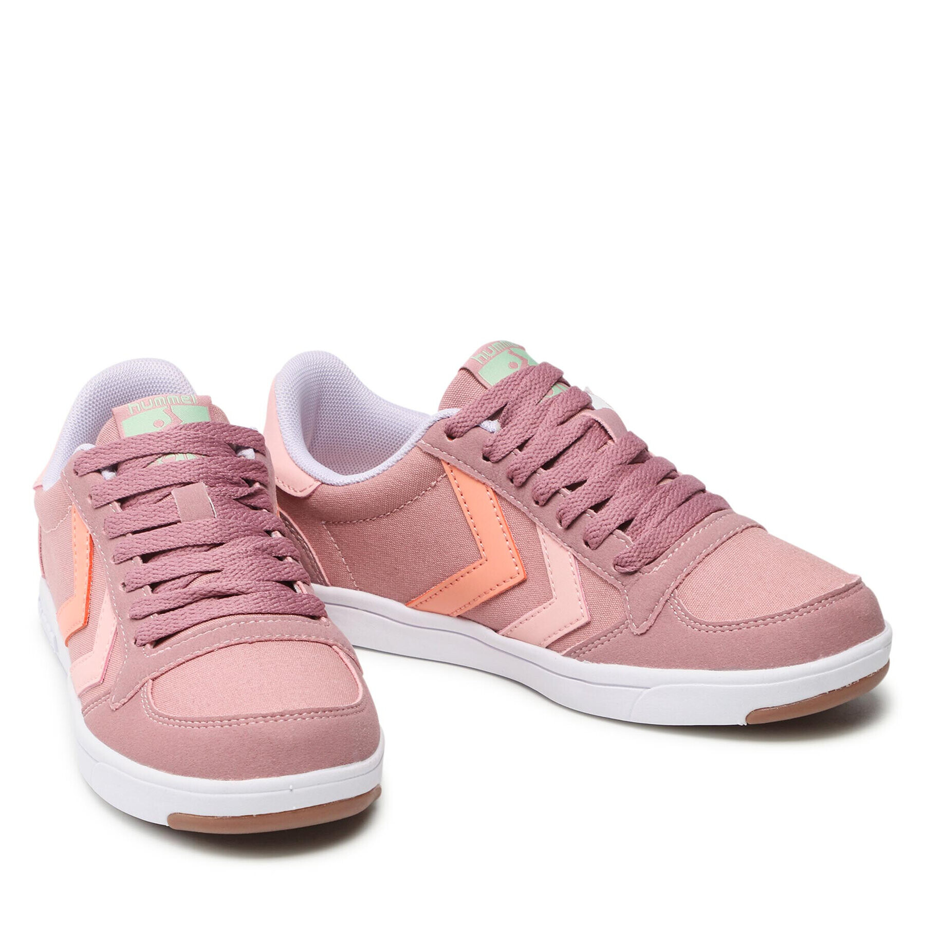 Hummel Сникърси Stadil Light Canvas 208263-4852 Розов - Pepit.bg