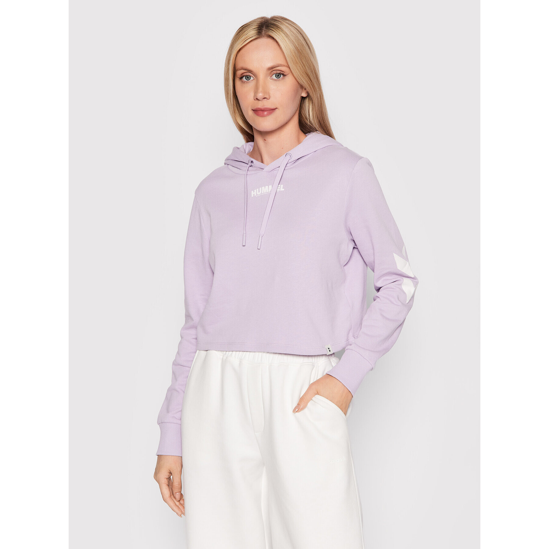 Hummel Суитшърт 212561 Виолетов Regular Fit - Pepit.bg