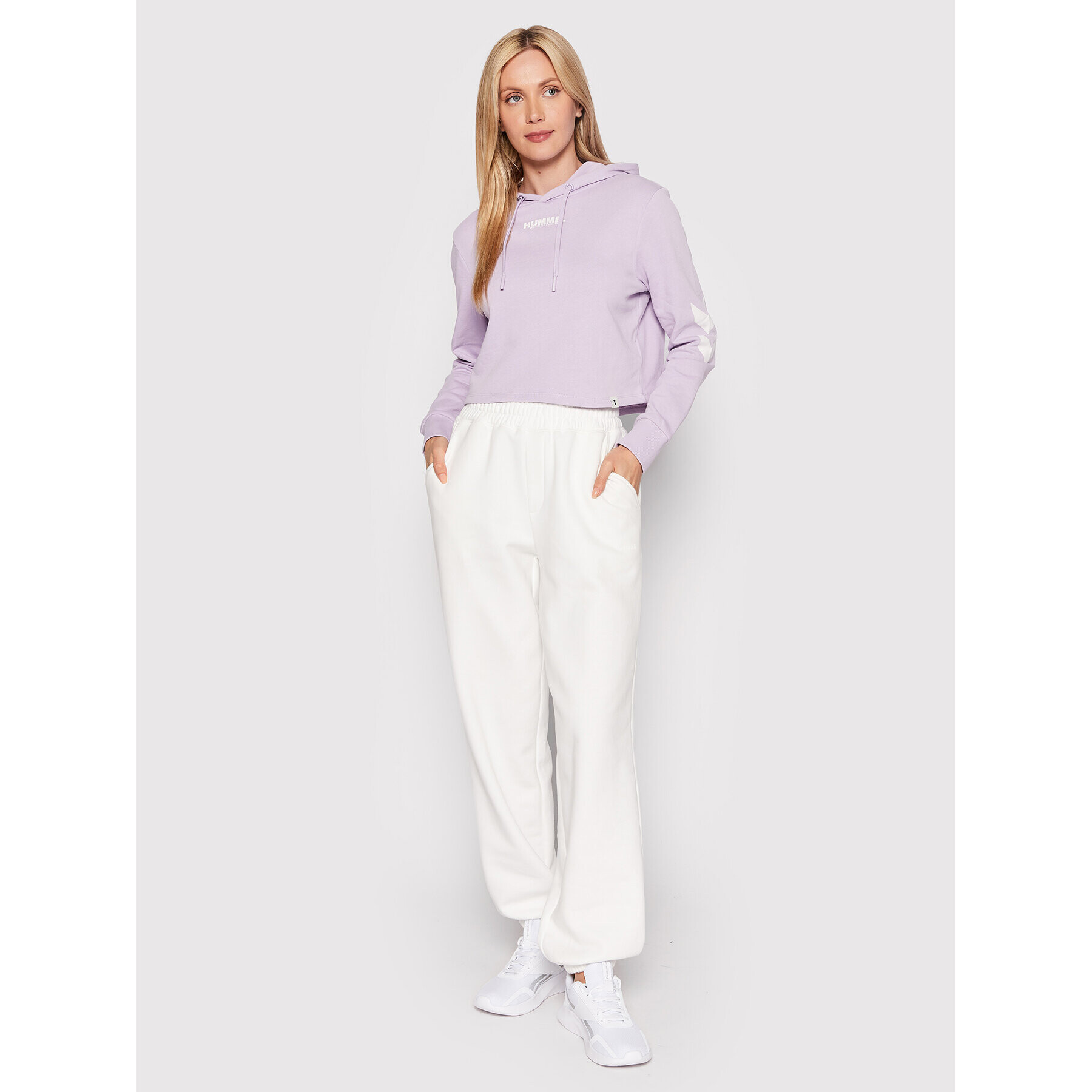 Hummel Суитшърт 212561 Виолетов Regular Fit - Pepit.bg
