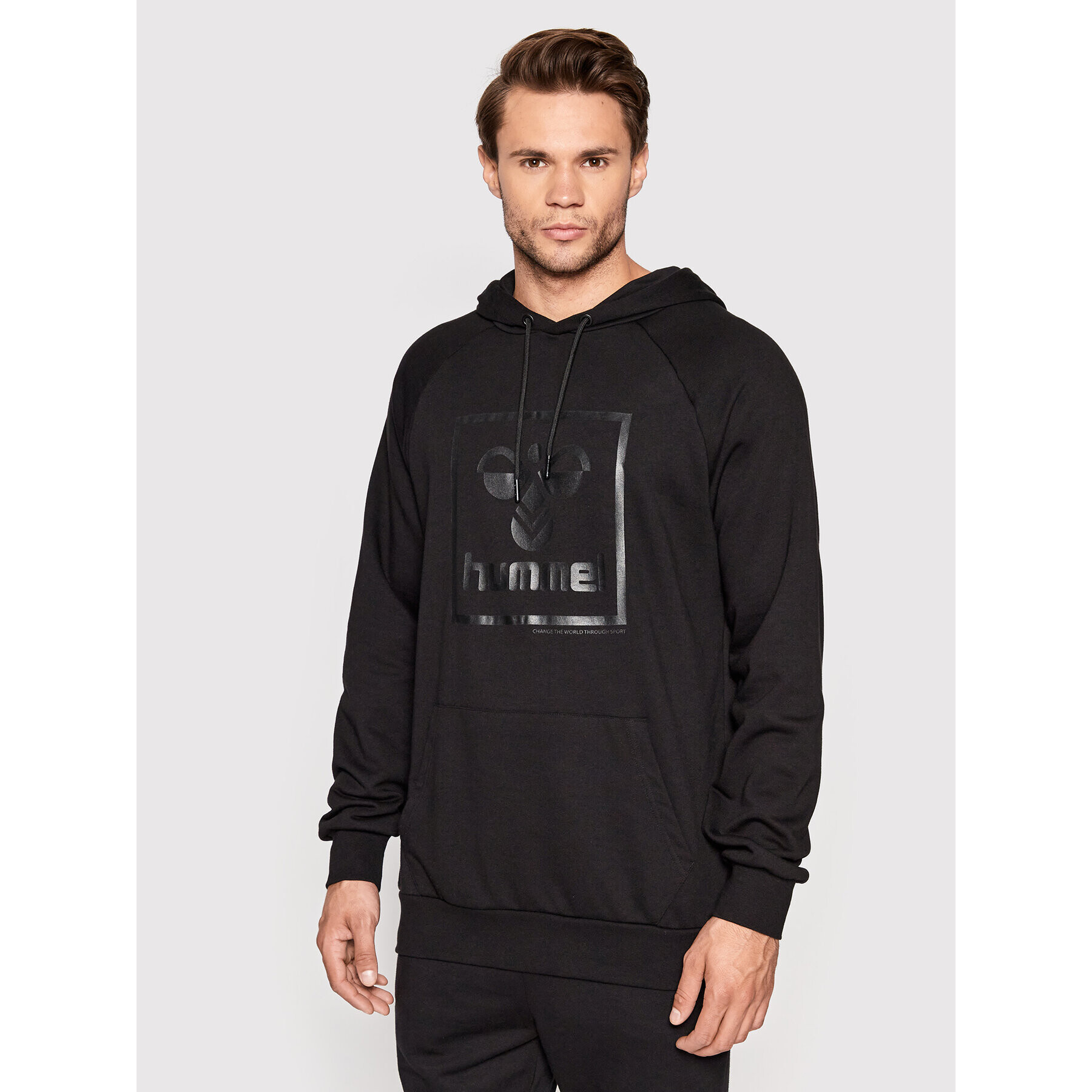 Hummel Суитшърт 214333 Черен Regular Fit - Pepit.bg