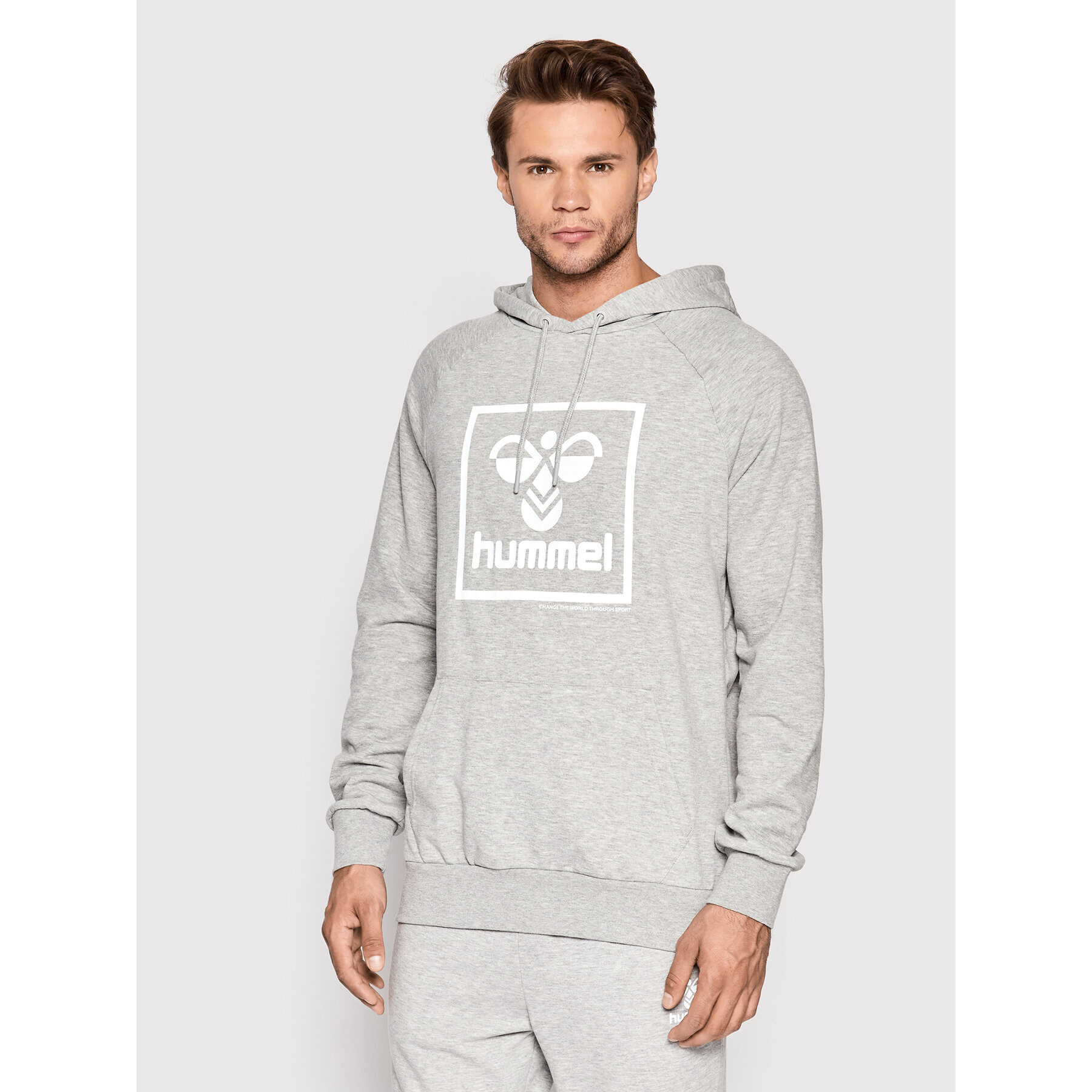 Hummel Суитшърт Isam 2.0 214333 Сив Regular Fit - Pepit.bg