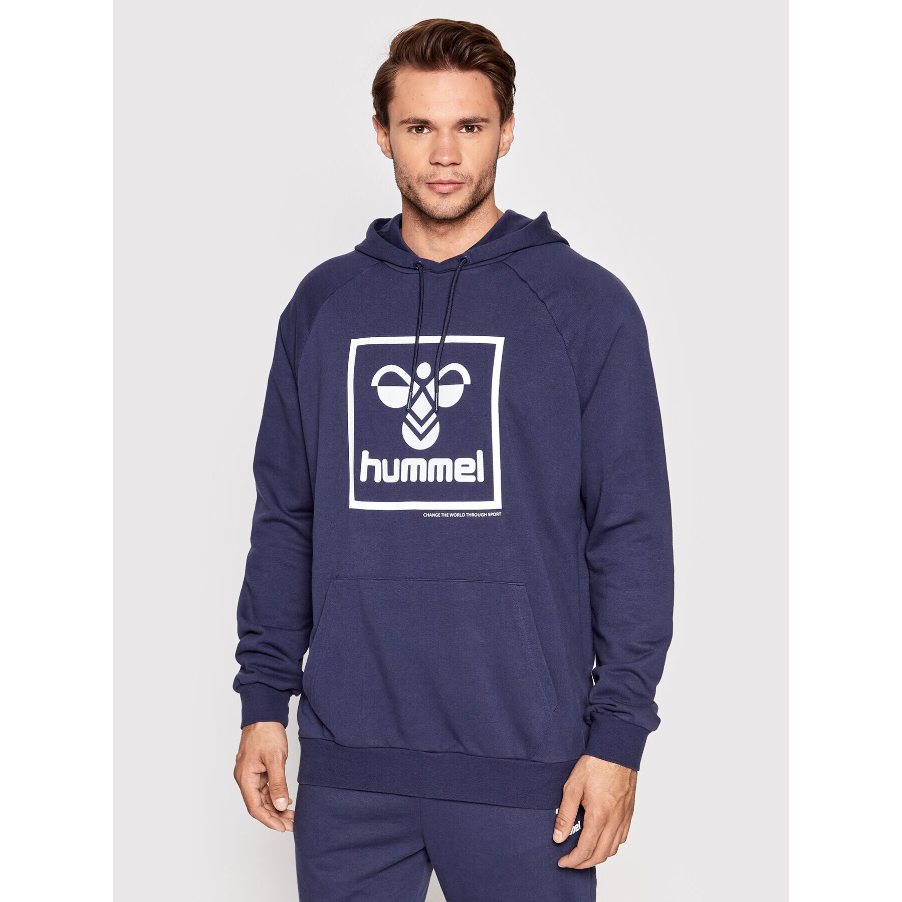 Hummel Суитшърт Isam 2.0 214333 Тъмносин Regular Fit - Pepit.bg