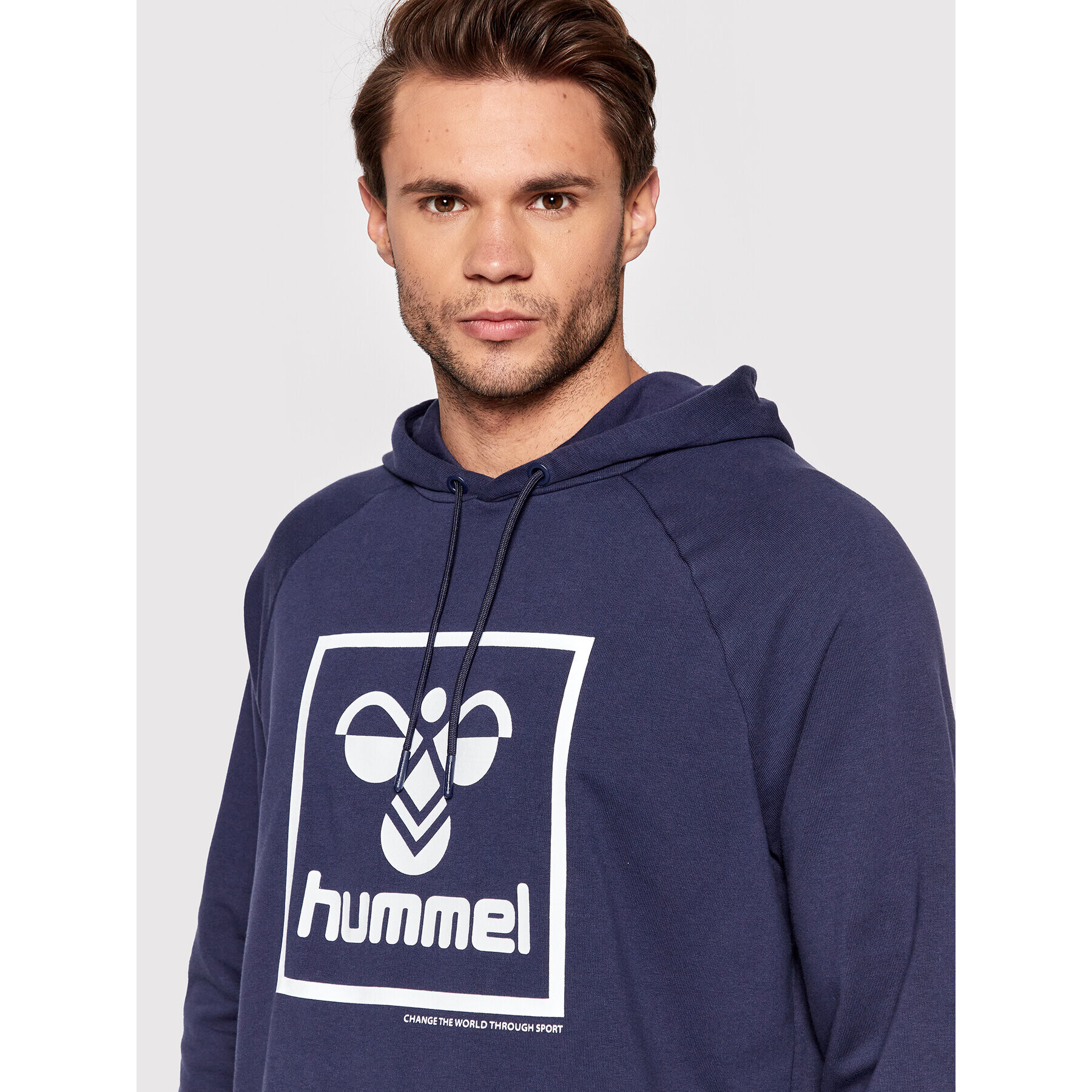Hummel Суитшърт Isam 2.0 214333 Тъмносин Regular Fit - Pepit.bg