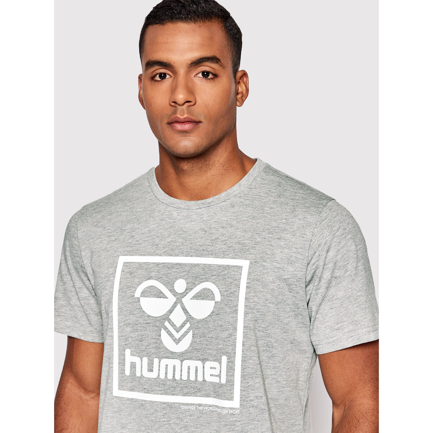 Hummel Тишърт 2.0 214331 Сив Regular Fit - Pepit.bg