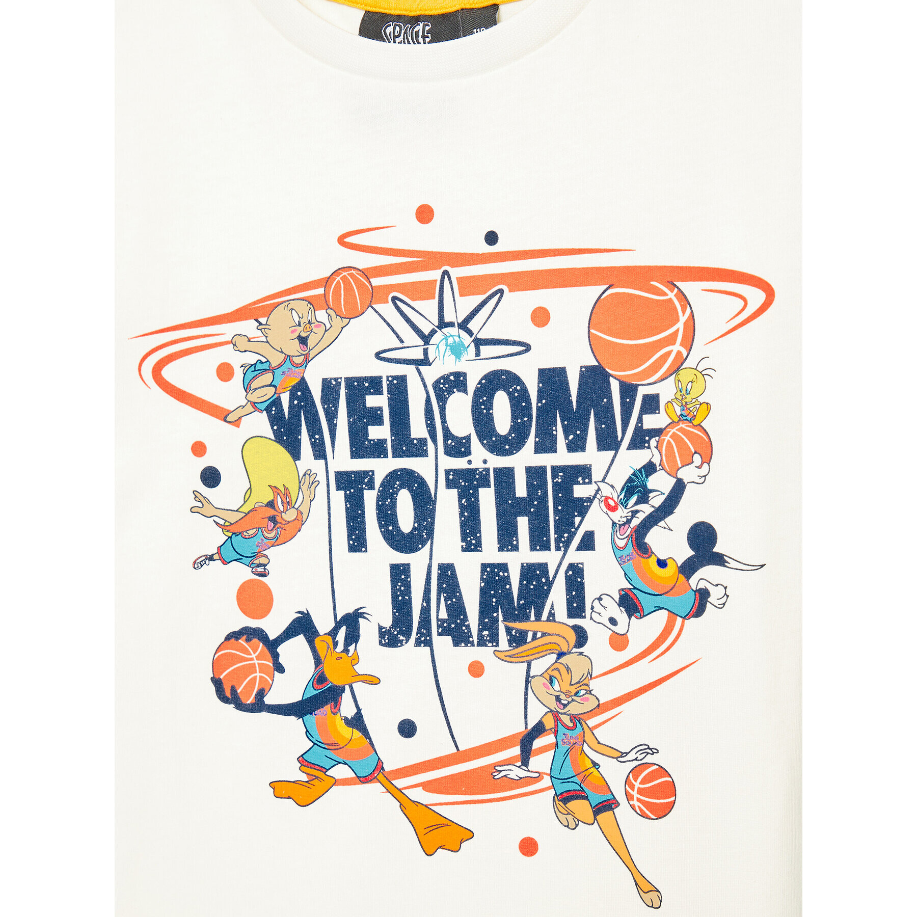 Hummel Тишърт SPACE JAM Tres 215864 Бял Regular Fit - Pepit.bg