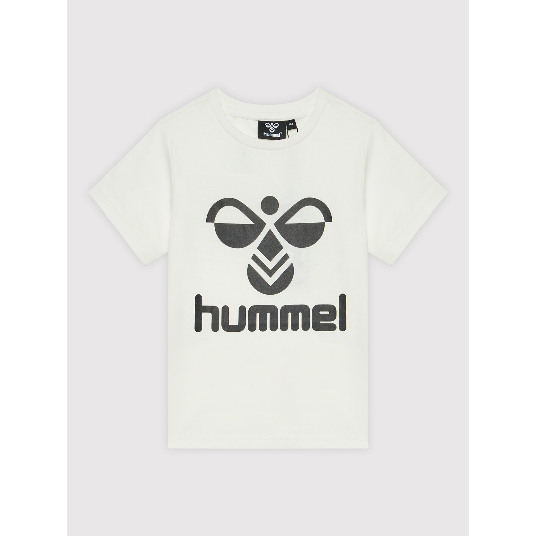 Hummel Тишърт Tres 213851 Бял Regular Fit - Pepit.bg