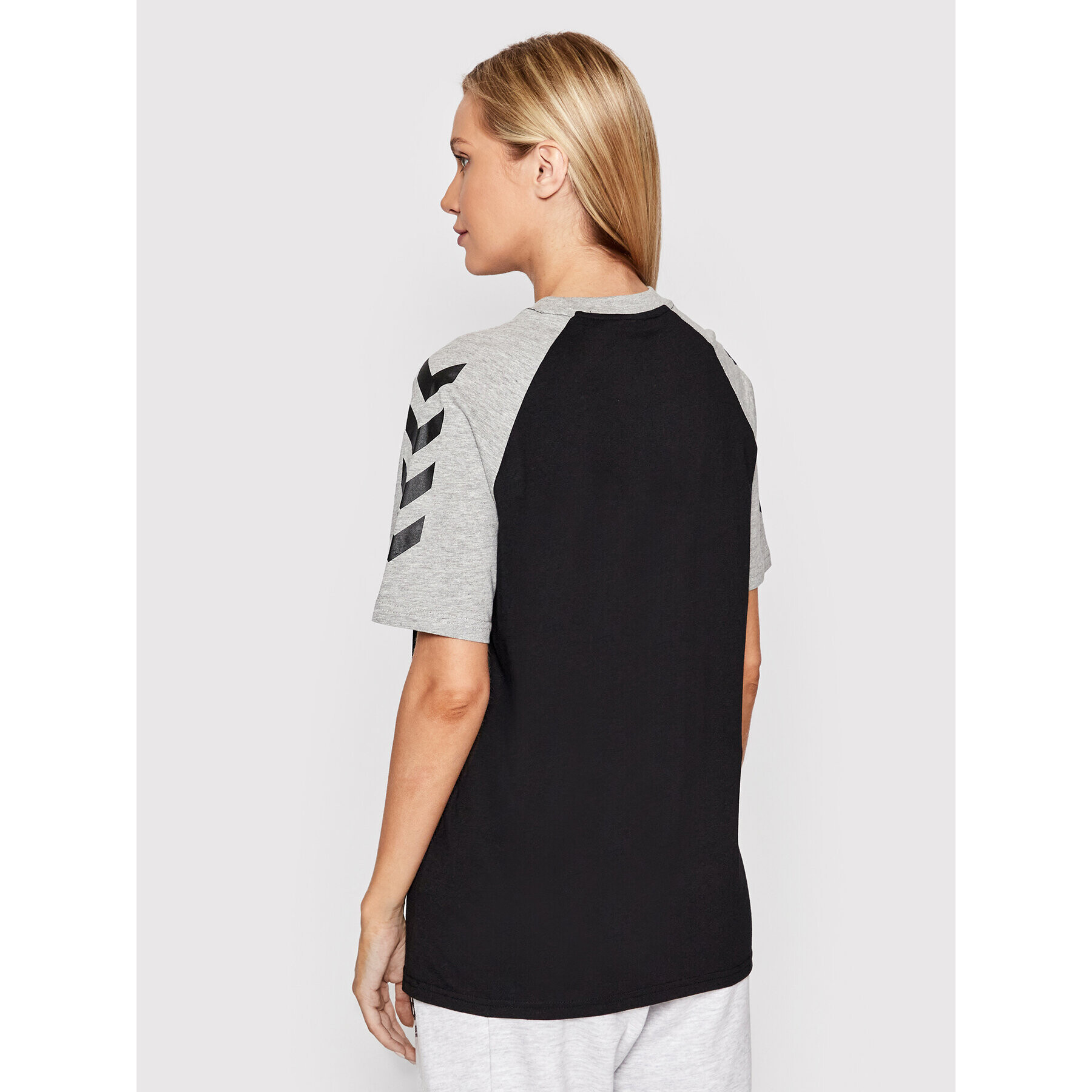 Hummel Тишърт Unisex Legacy Blocked 212873 Черен Regular Fit - Pepit.bg