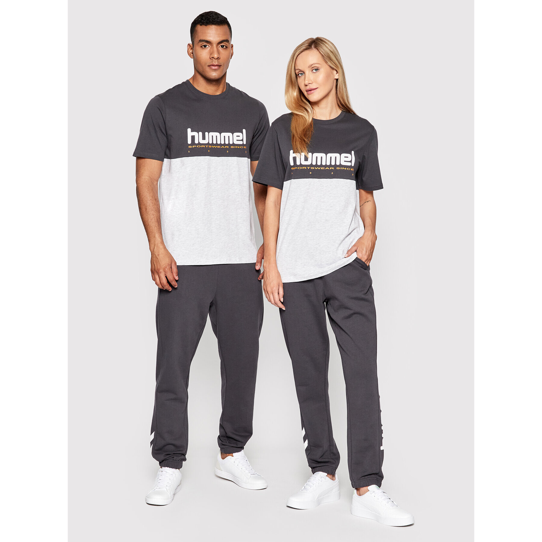 Hummel Тишърт Unisex Legacy Manfred 213716 Сив Regular Fit - Pepit.bg