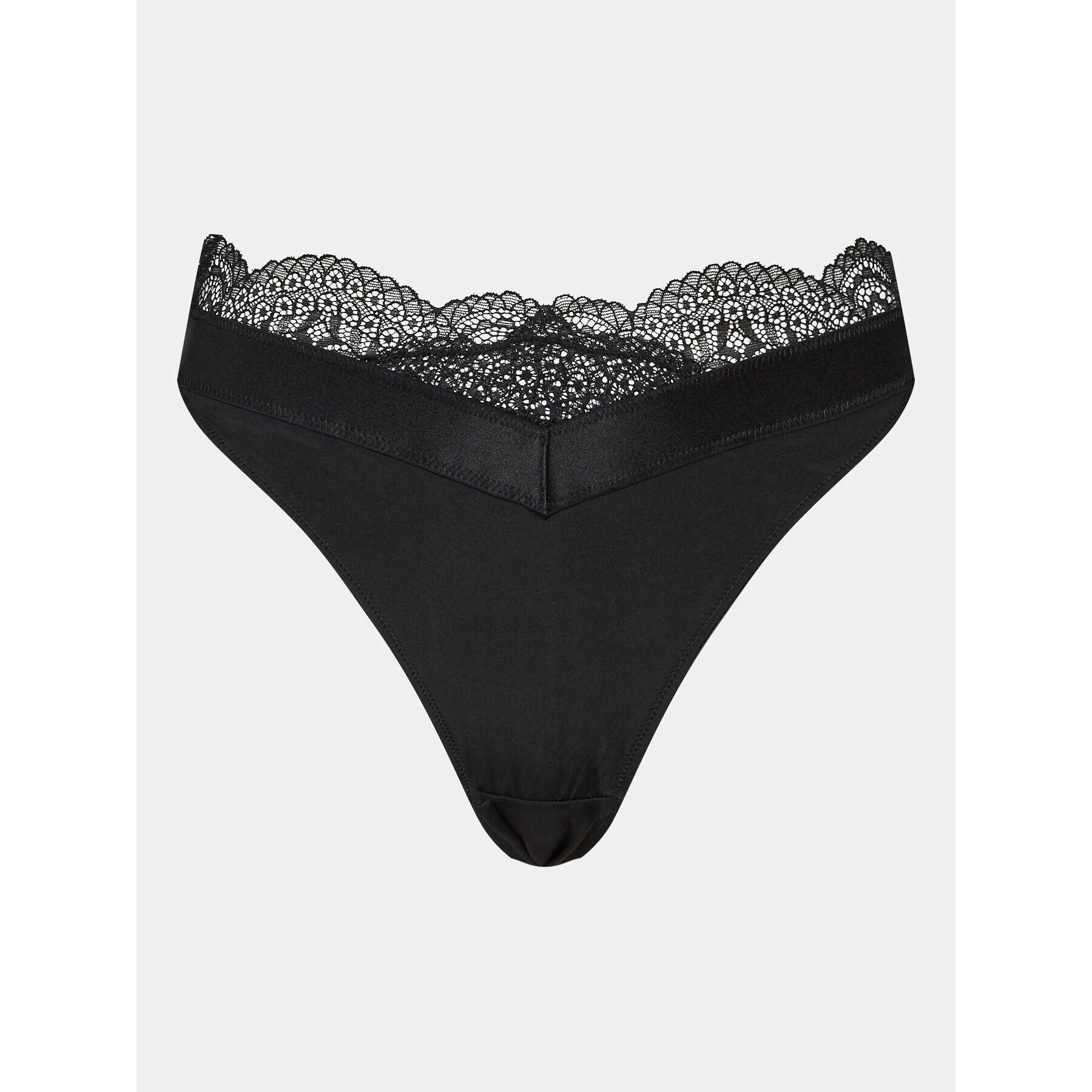 Hunkemöller Бикини тип прашка Cheyenna String R 200778 Черен - Pepit.bg