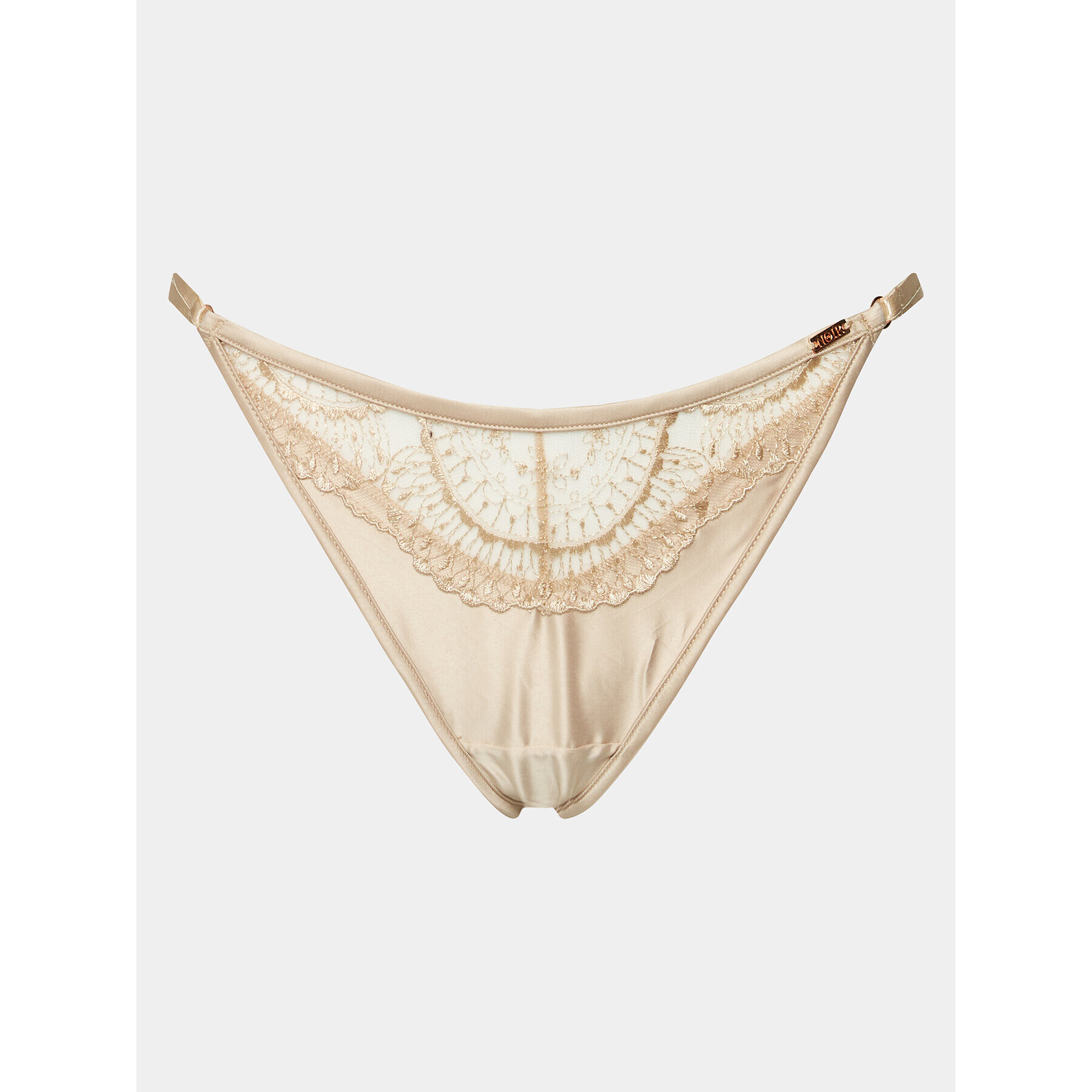 Hunkemöller Бикини тип прашка Stella Hl String Tr 203479 Златист - Pepit.bg