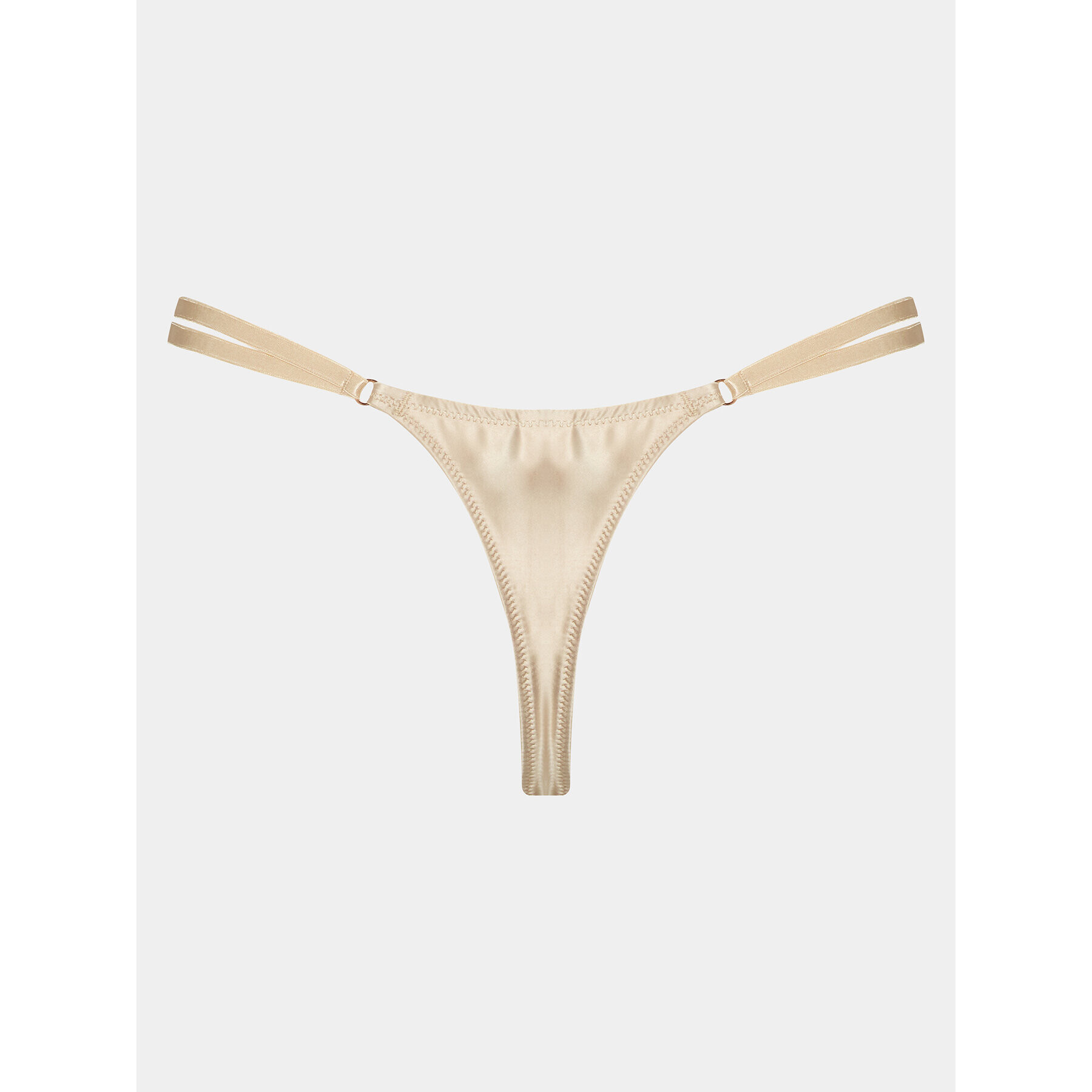 Hunkemöller Бикини тип прашка Stella Hl String Tr 203479 Златист - Pepit.bg