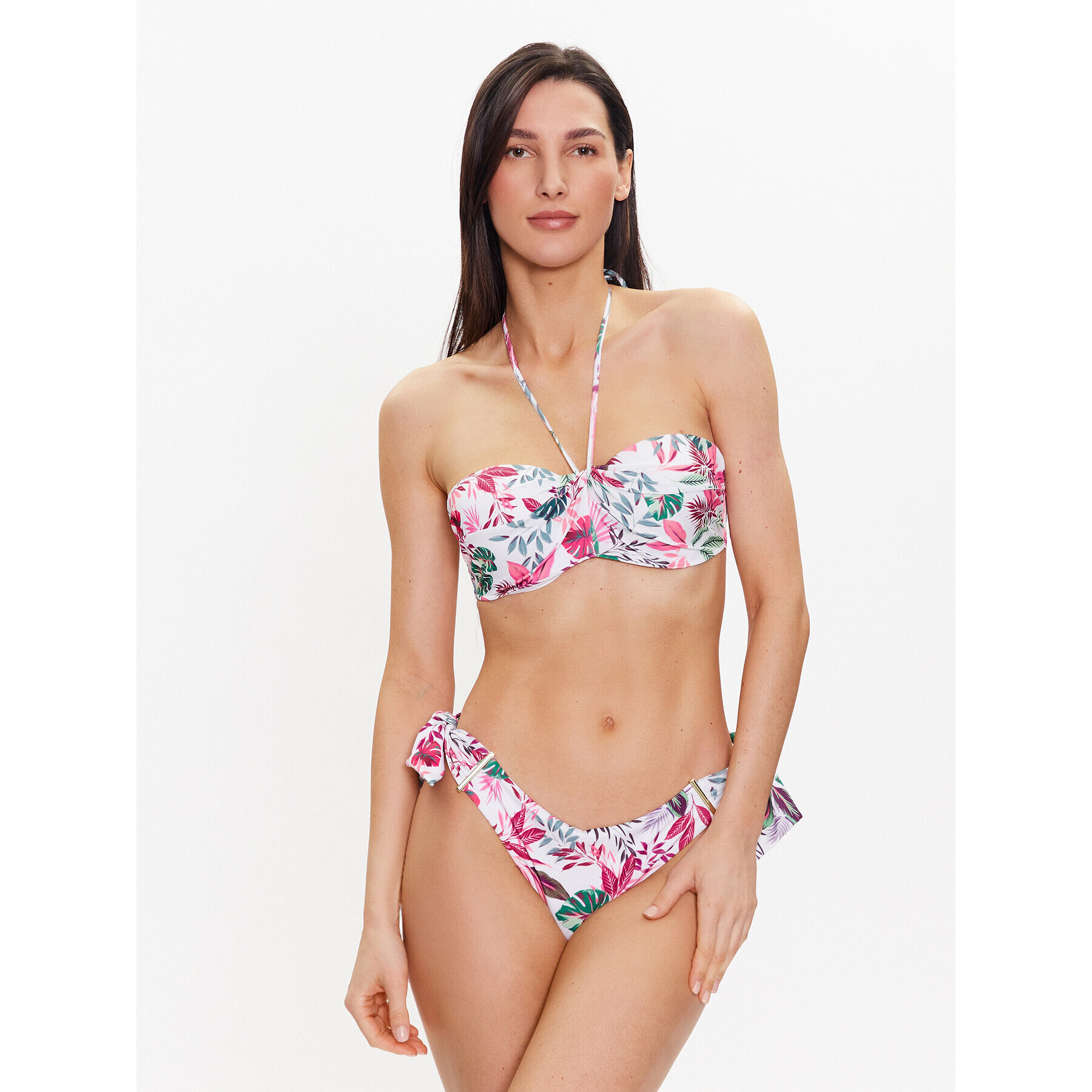 Hunkemöller Долнище на бански Cuba 201949 Бял - Pepit.bg