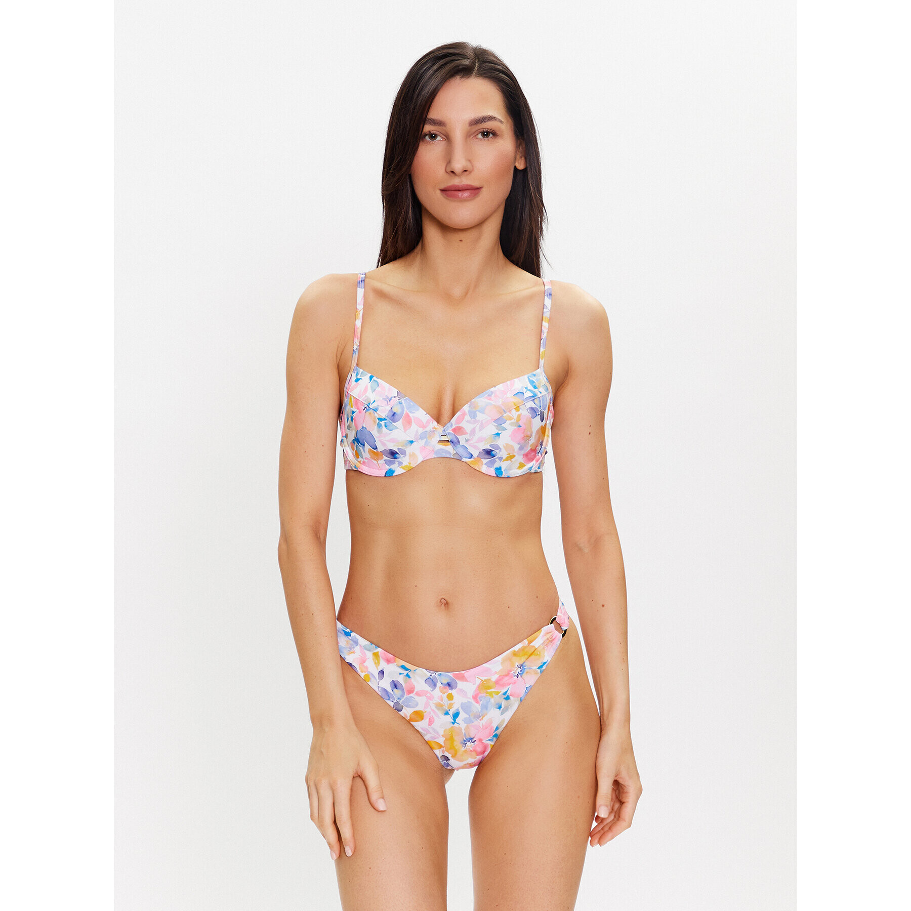 Hunkemöller Долнище на бански Palma 201895 Бял - Pepit.bg