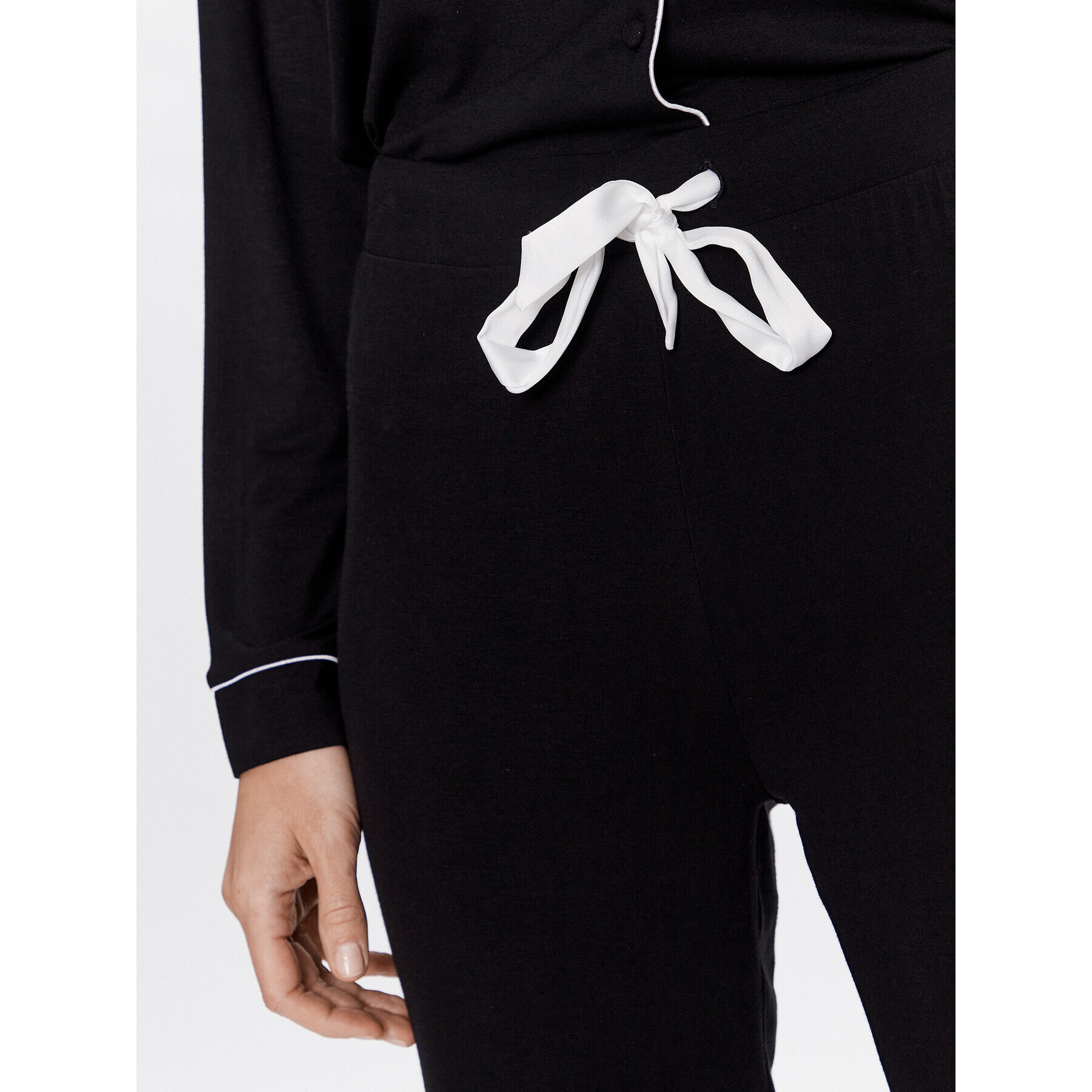 Hunkemöller Долнище на пижама Jogger Jersey 201740 Черен Regular Fit - Pepit.bg
