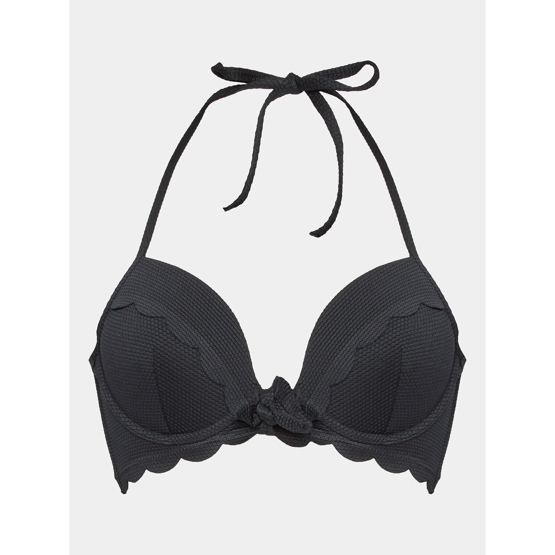 Hunkemöller Горнище на бански Scallop 191272 Черен - Pepit.bg