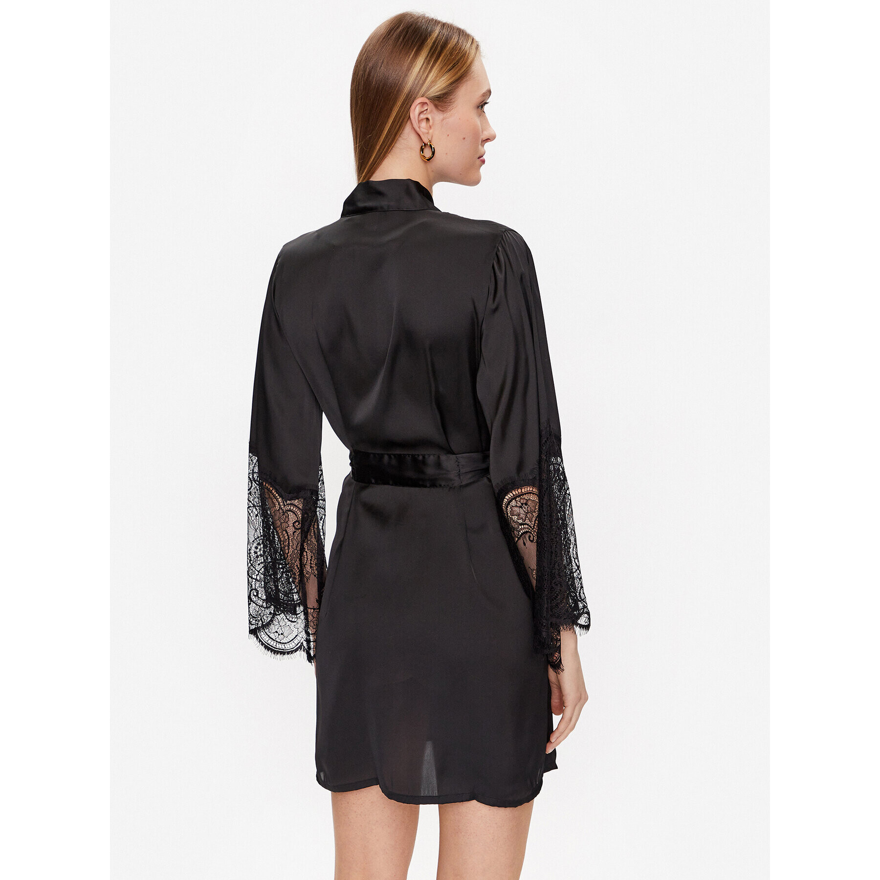 Hunkemöller Халат 192552 Черен - Pepit.bg