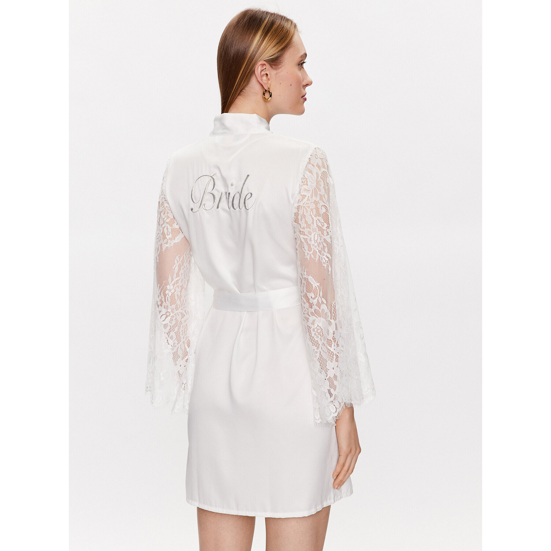 Hunkemöller Халат Bridal 202351 Бял - Pepit.bg