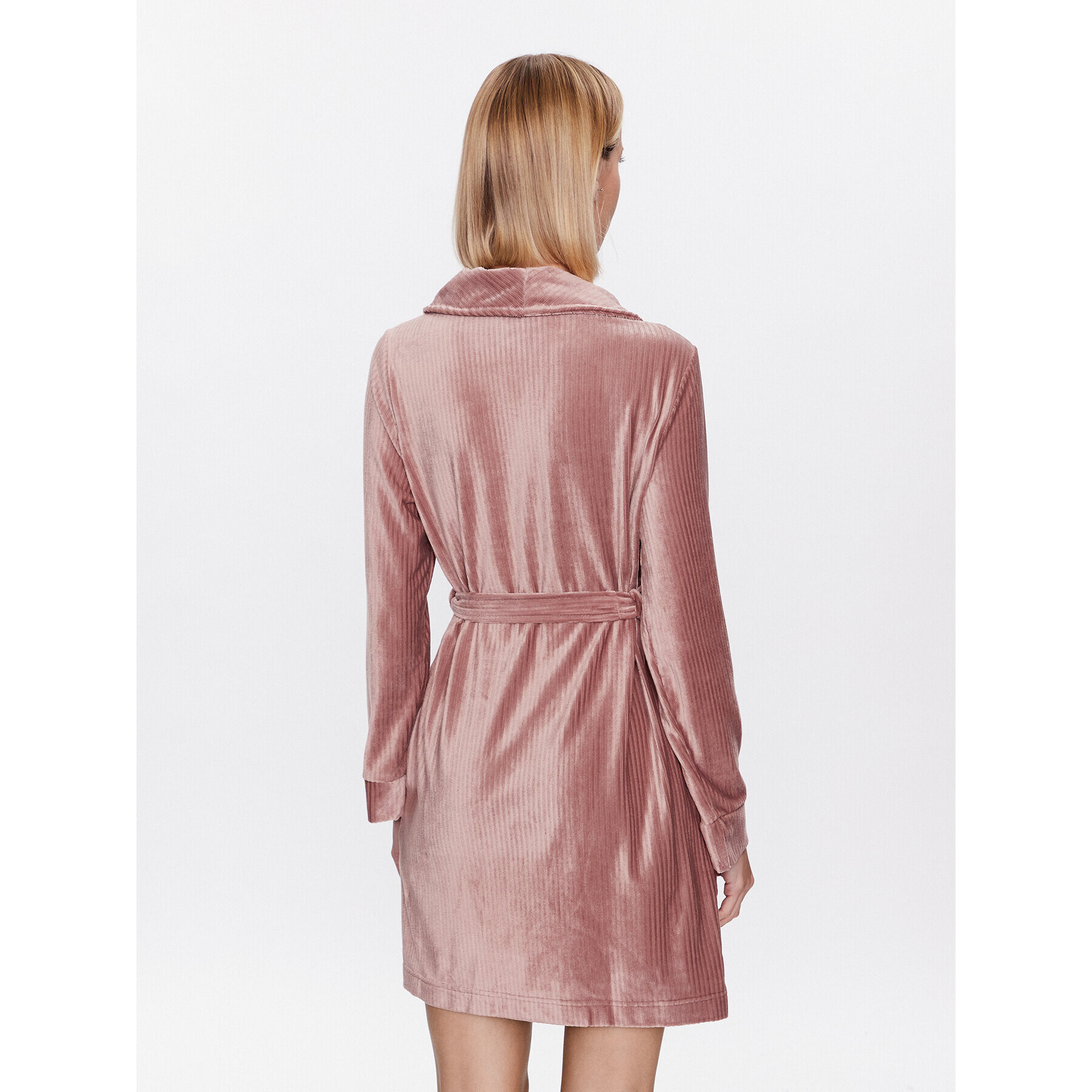 Hunkemöller Халат Robe Rib 200315 Розов - Pepit.bg