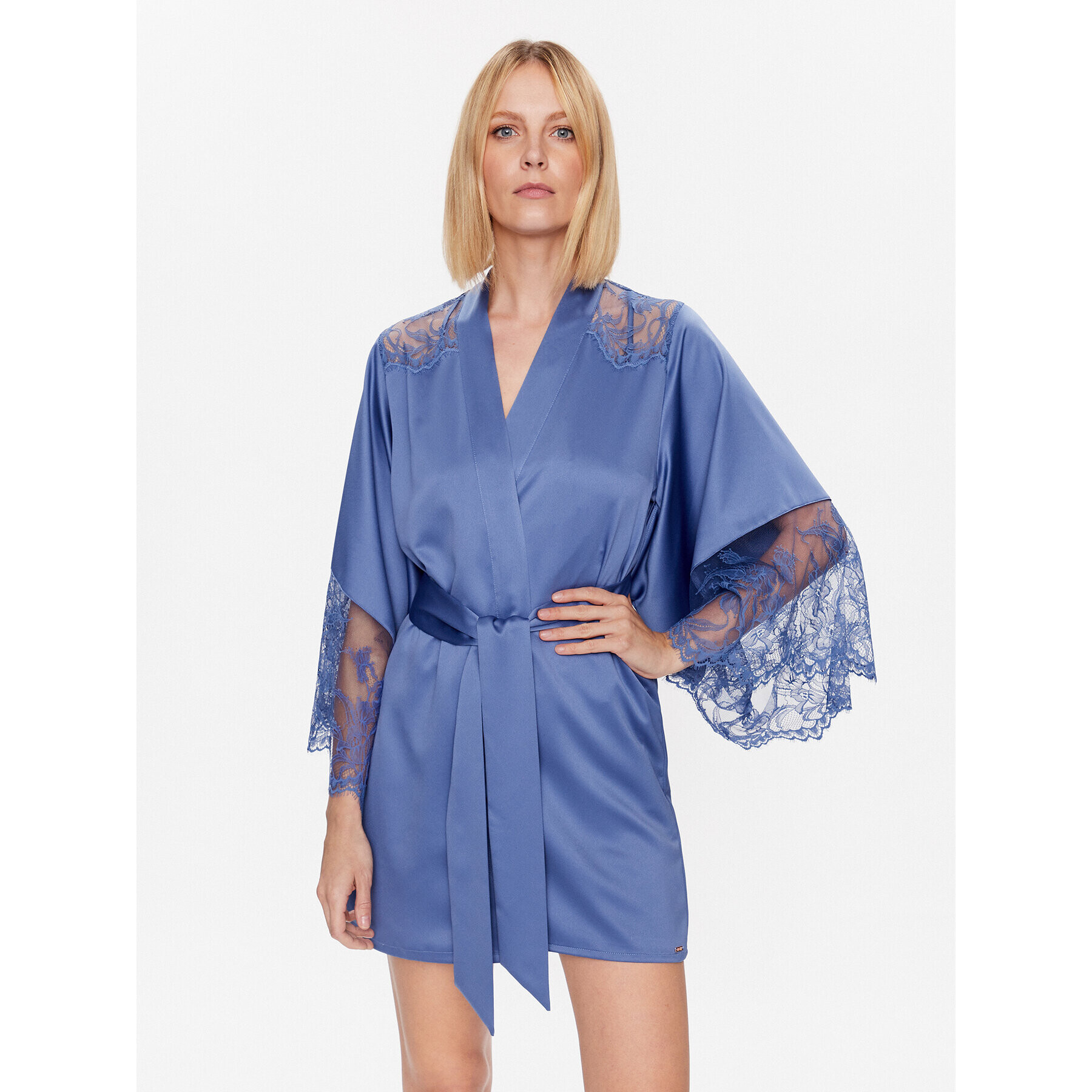 Hunkemöller Халат Sophia 201821 Син - Pepit.bg