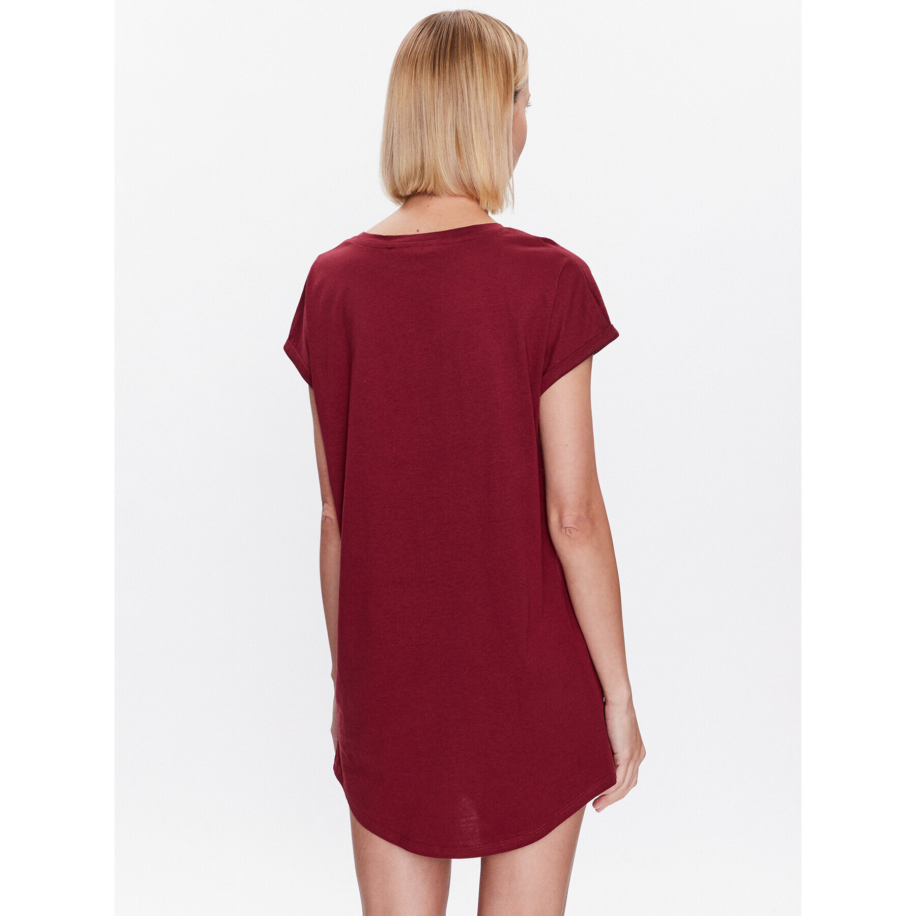 Hunkemöller Нощница Nightie 201760 Бордо Relaxed Fit - Pepit.bg