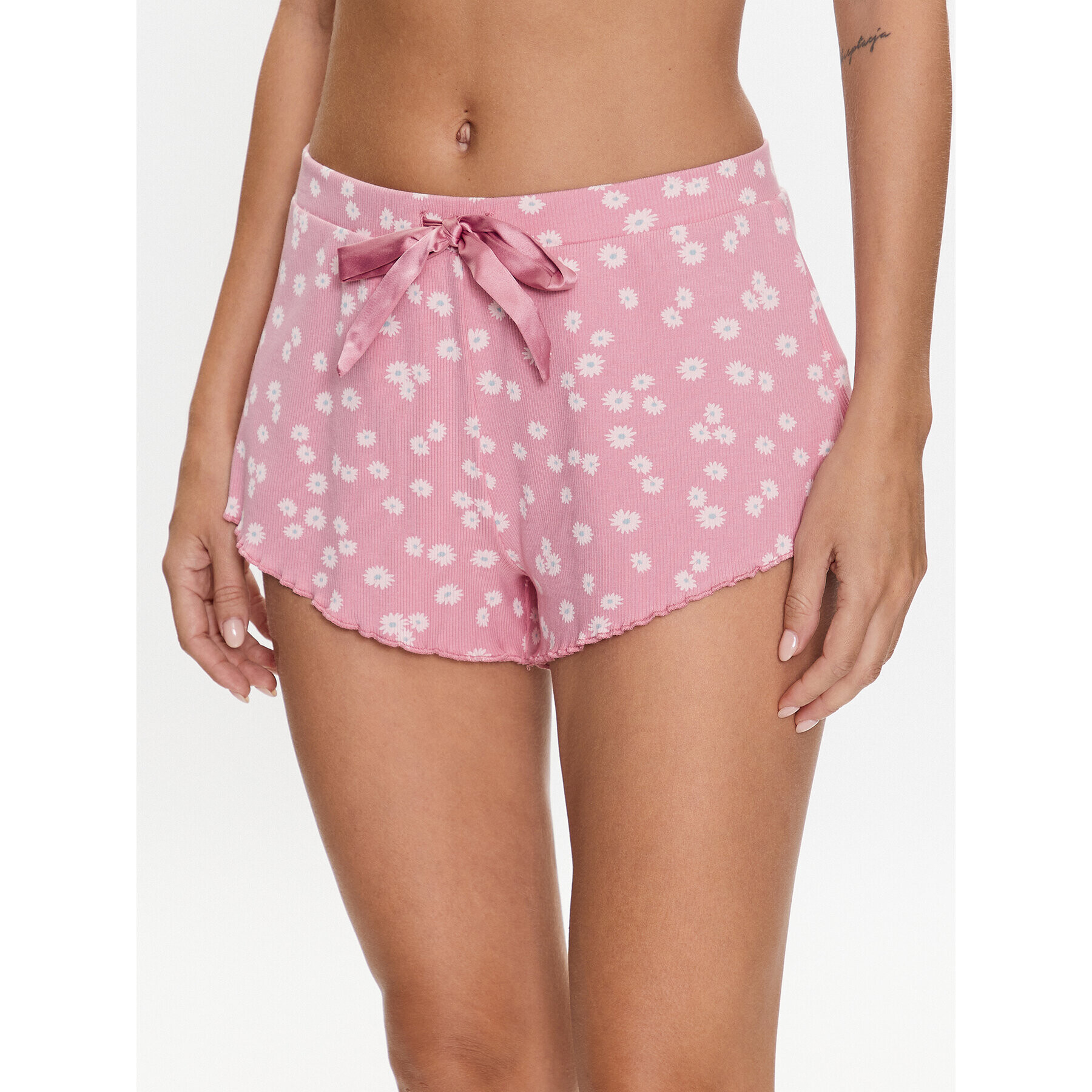 Hunkemöller Пижамени шорти 202342 Розов Comfortable Fit - Pepit.bg