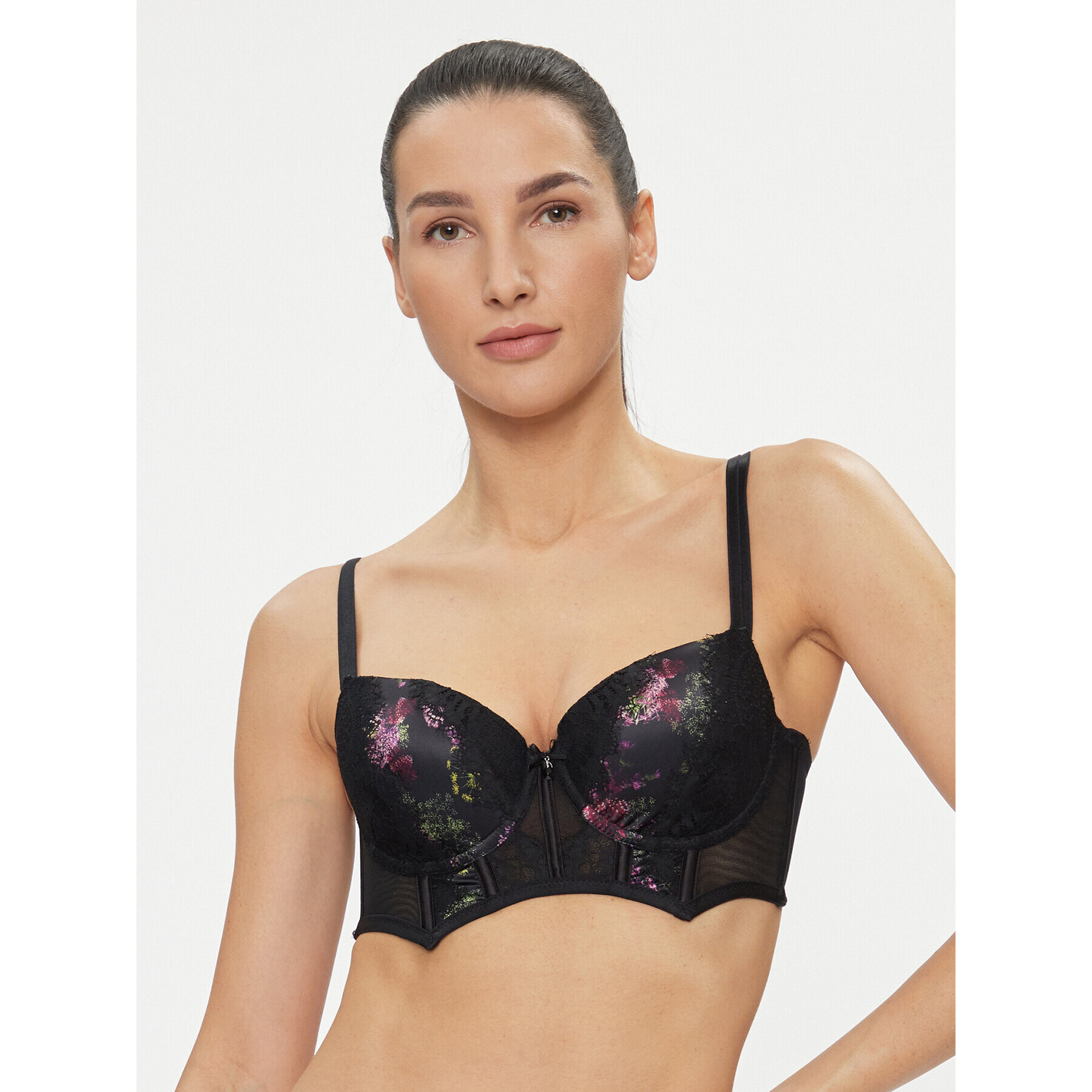 Hunkemöller Сутиен балконет Amelie Pd Ll 203517 Черен - Pepit.bg